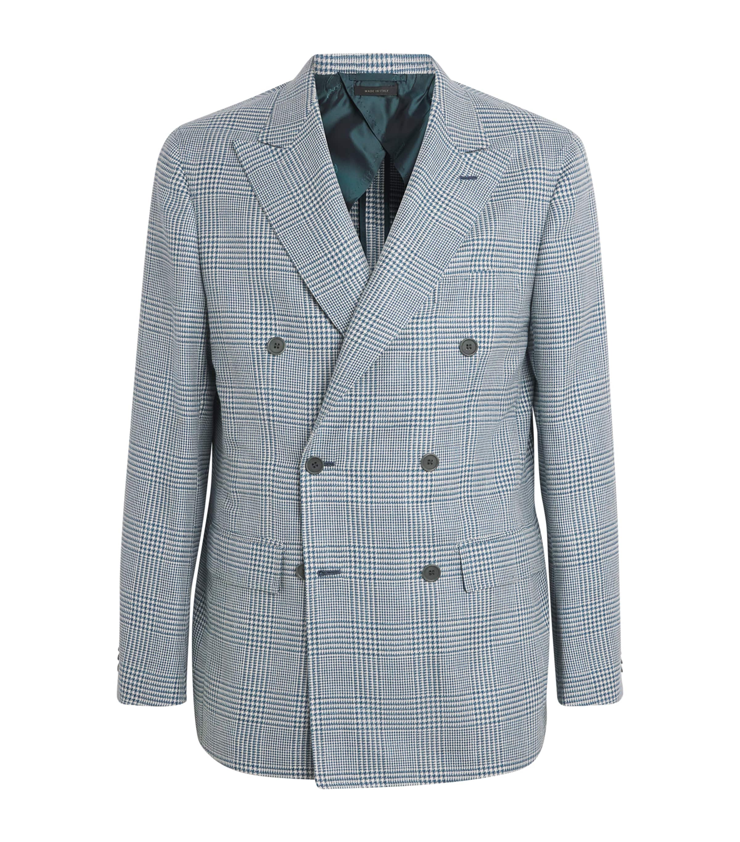 Brioni Mens Wool-Silk-Linen Soffio Blazer Image 1