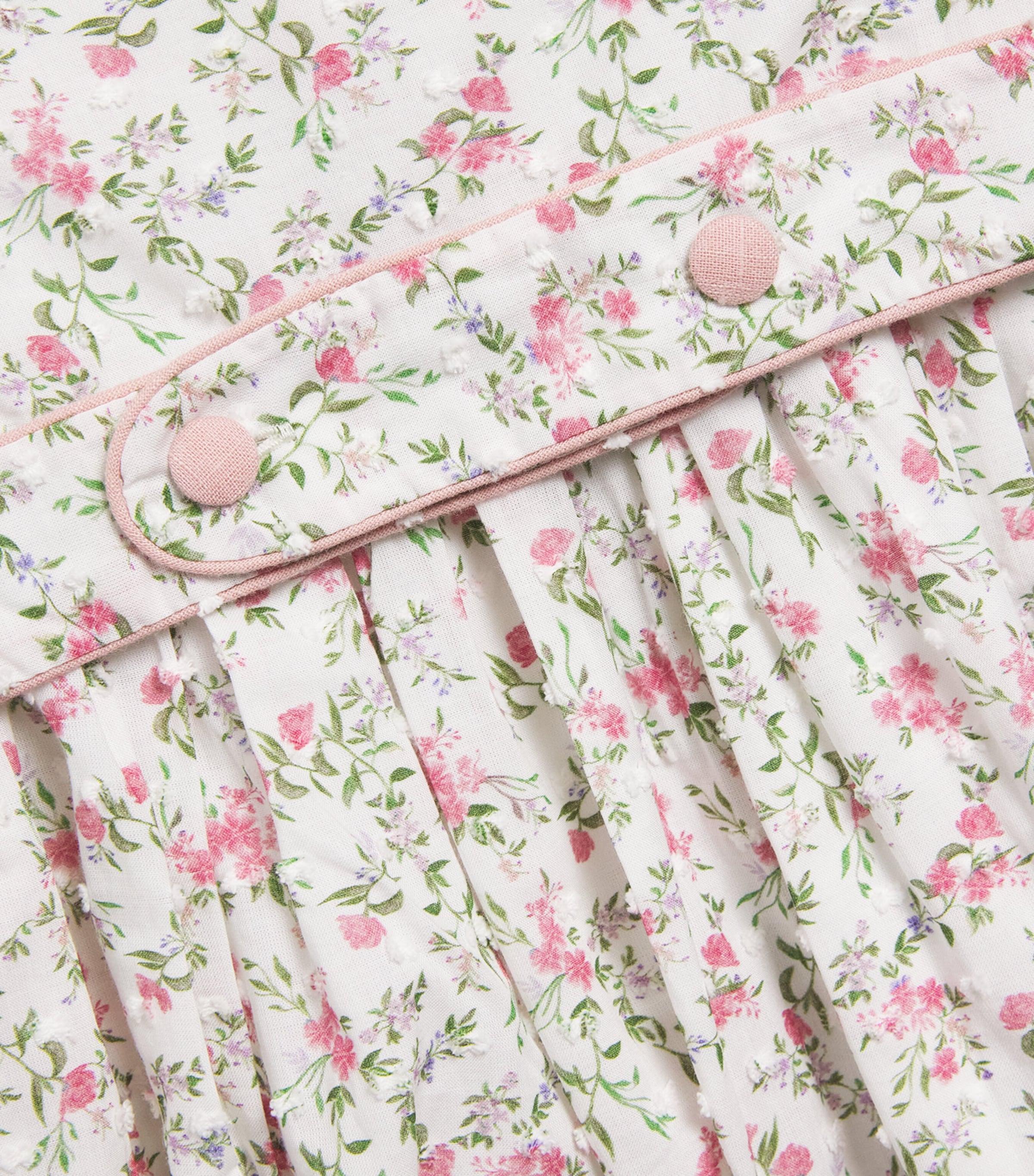 PEPA LONDON Floral Alice Bodysuit (6 Months-2 Years) Pink Image 3