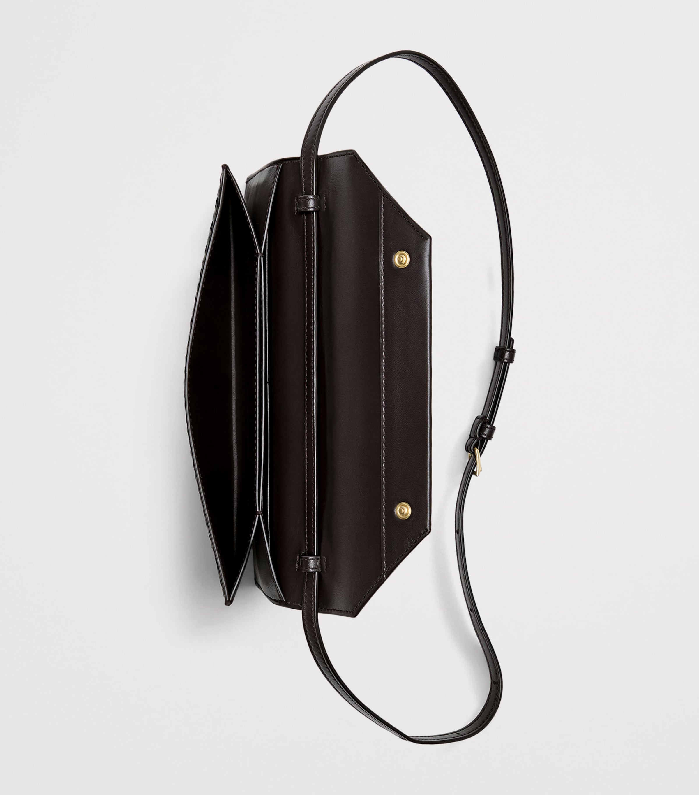 Bottega Veneta Nappa Leather Intrecciato Piccolo Envelope Pouch Image 4