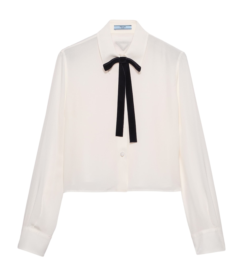Silk Pussybow Shirt F0QM0 Image 1
