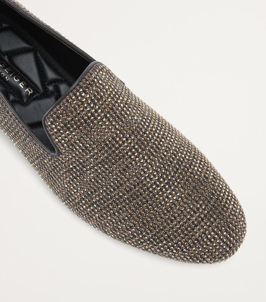 Embellished Ace Loafers GOLD Image 3