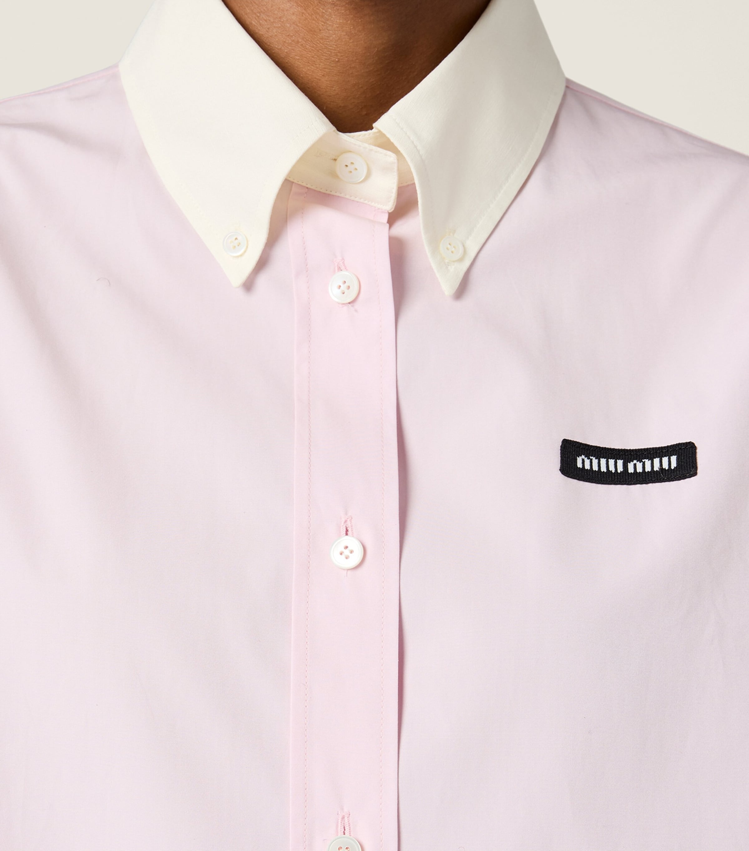 Miu Miu Cotton Poplin Shirt Image 4