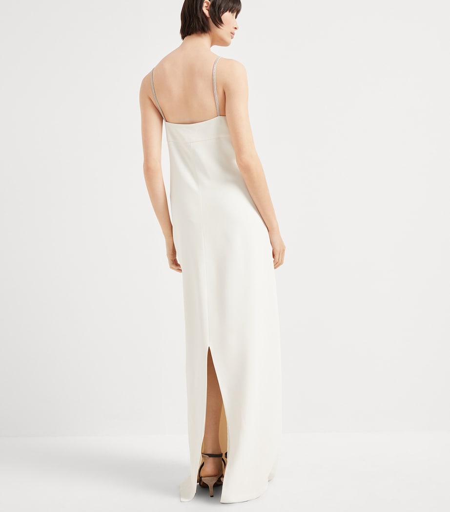 Silk-Blend Maxi Dress C7936 Image 5