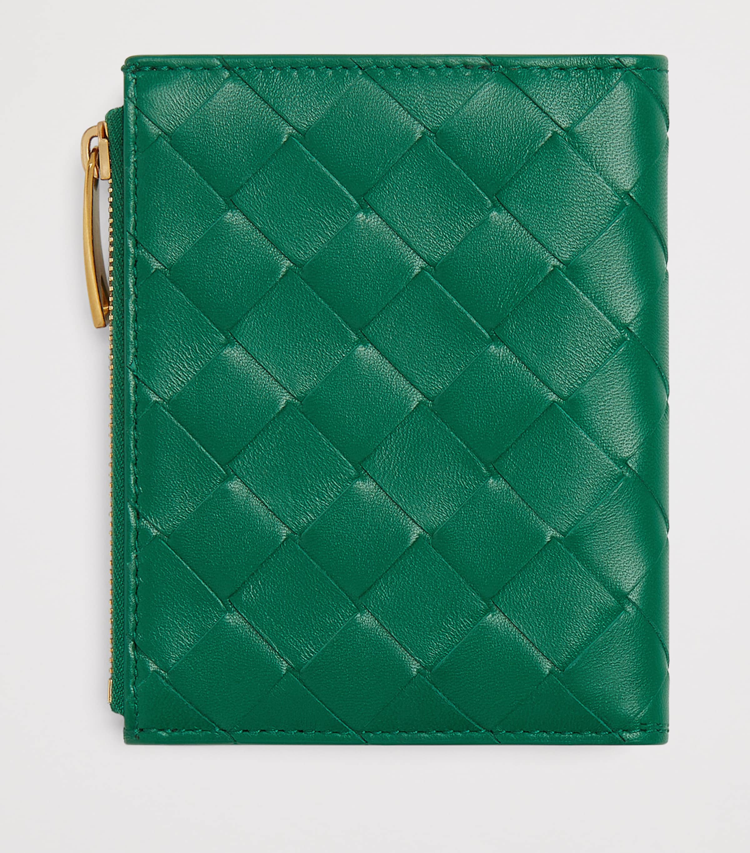 Leather Intrecciato Bifold Wallet 3197 Image 3