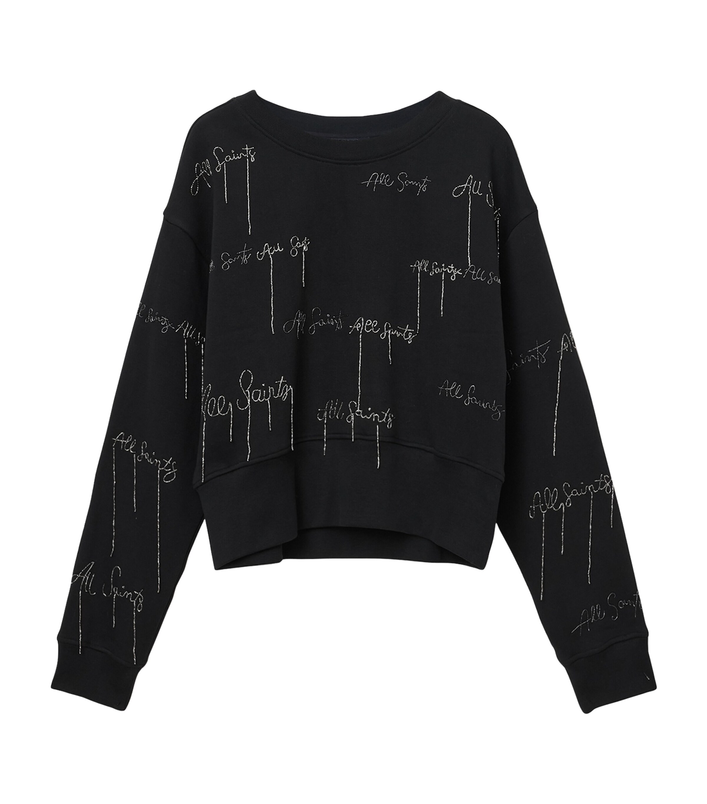 AllSaints Embellished Separo Sweatshirt | Women Clothing | Tops | Sweatshirts & Hoodies | Loungewear | Lounge Tops | Women New In | Womens Clothing | Designers | AllSaints