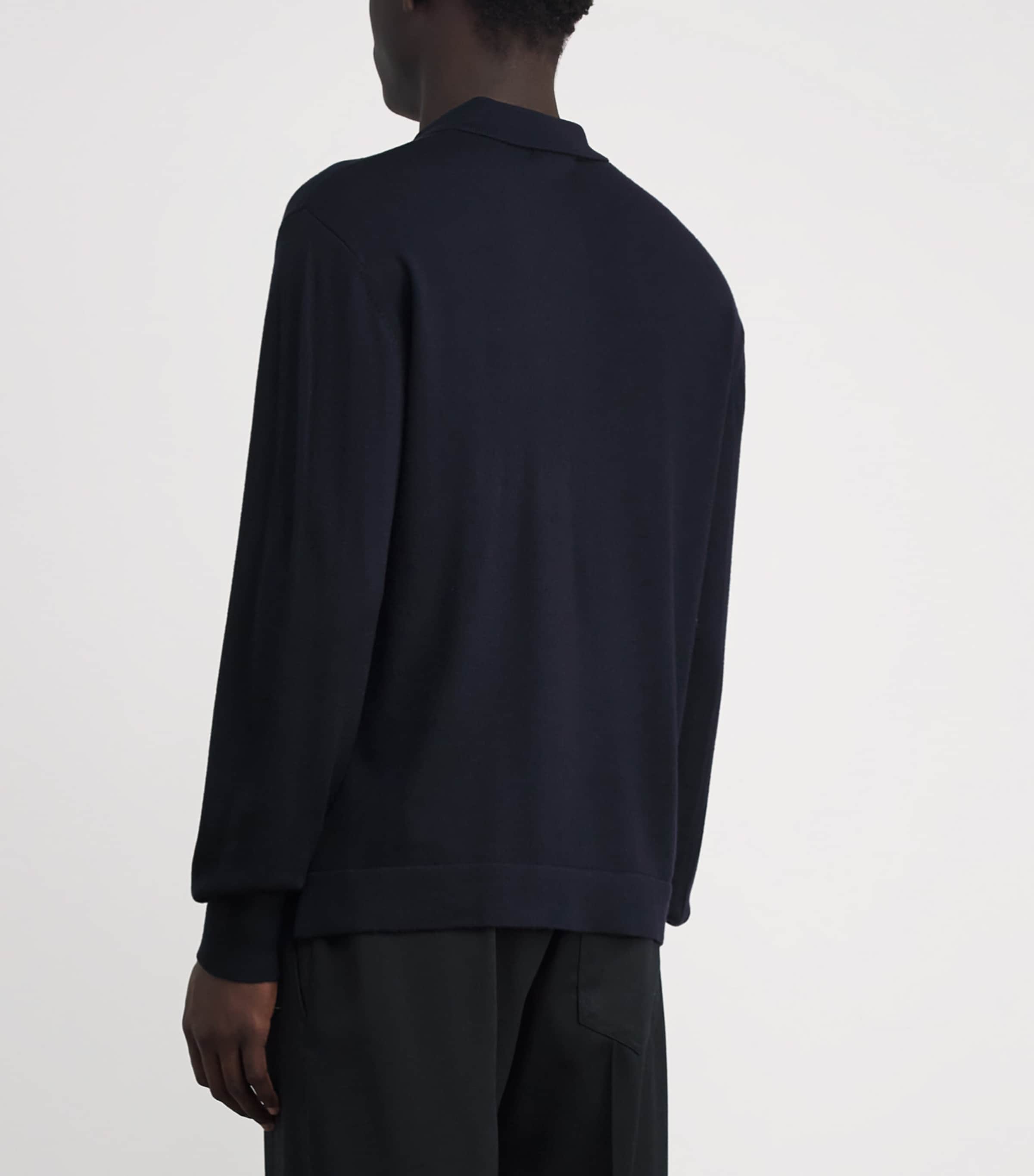 Wool Double-Breasted Maxwell Coat DARK NAVY Image 4