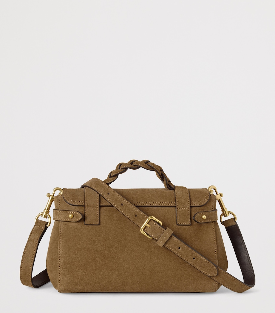 Mini Suede Alexa Cross-Body Bag SALCOMBE SAND Image 3