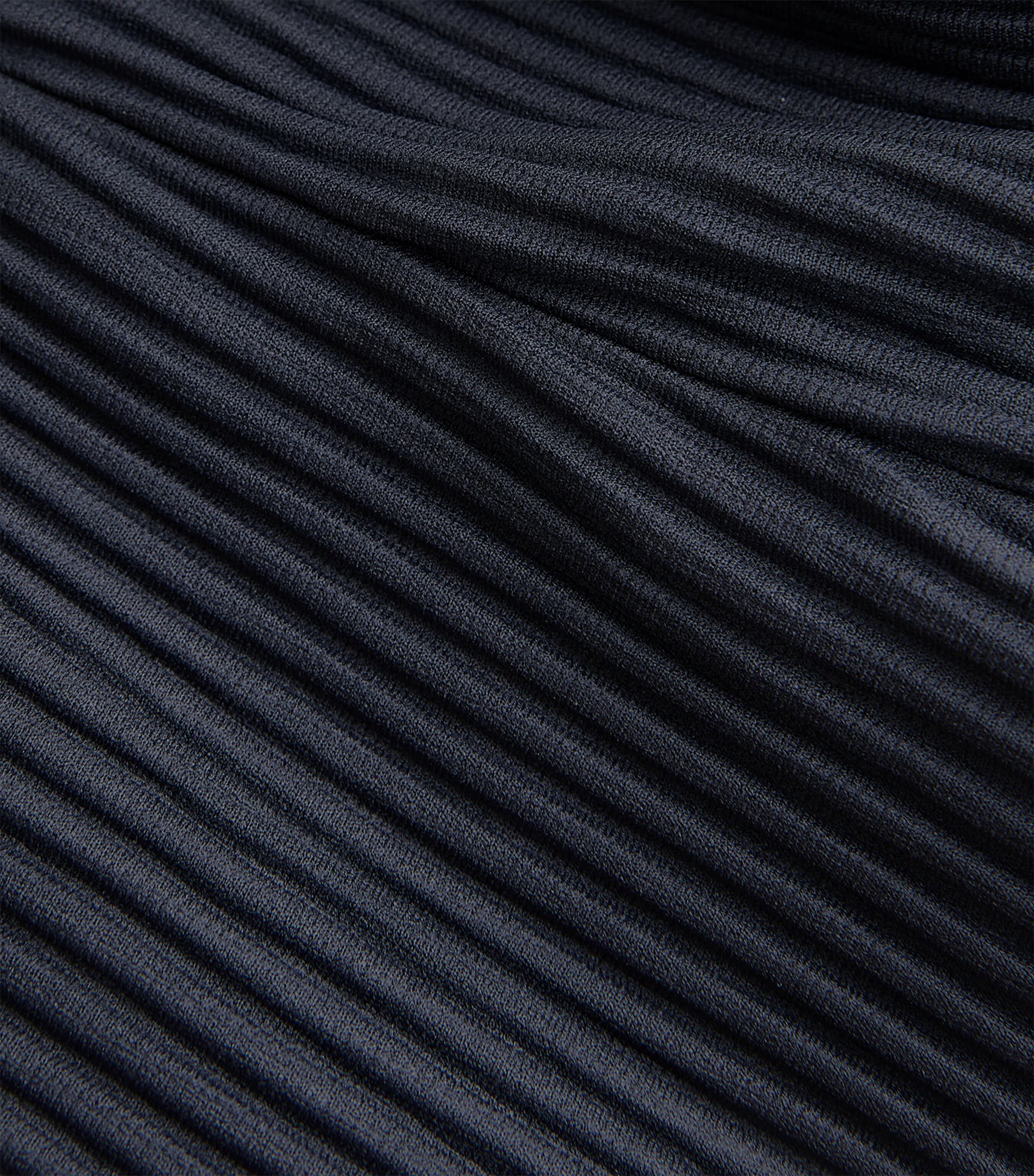 Pleated Straight Trousers 75 NAVY Image 5