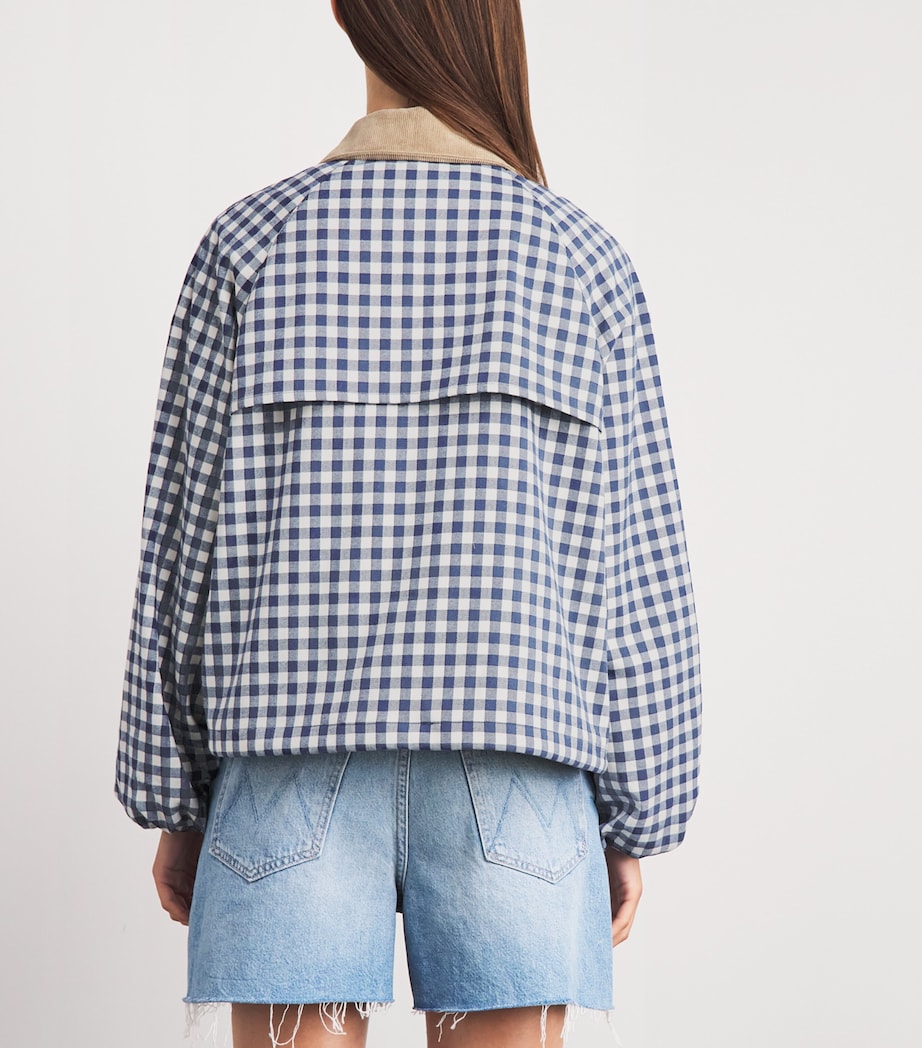 Barbour Womens Gingham Ovingham Jacket Gingham Na Image 5
