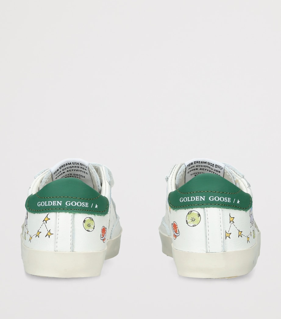 Golden Goose Leather Baby School Astronaut Sneakers White/comb Image 4