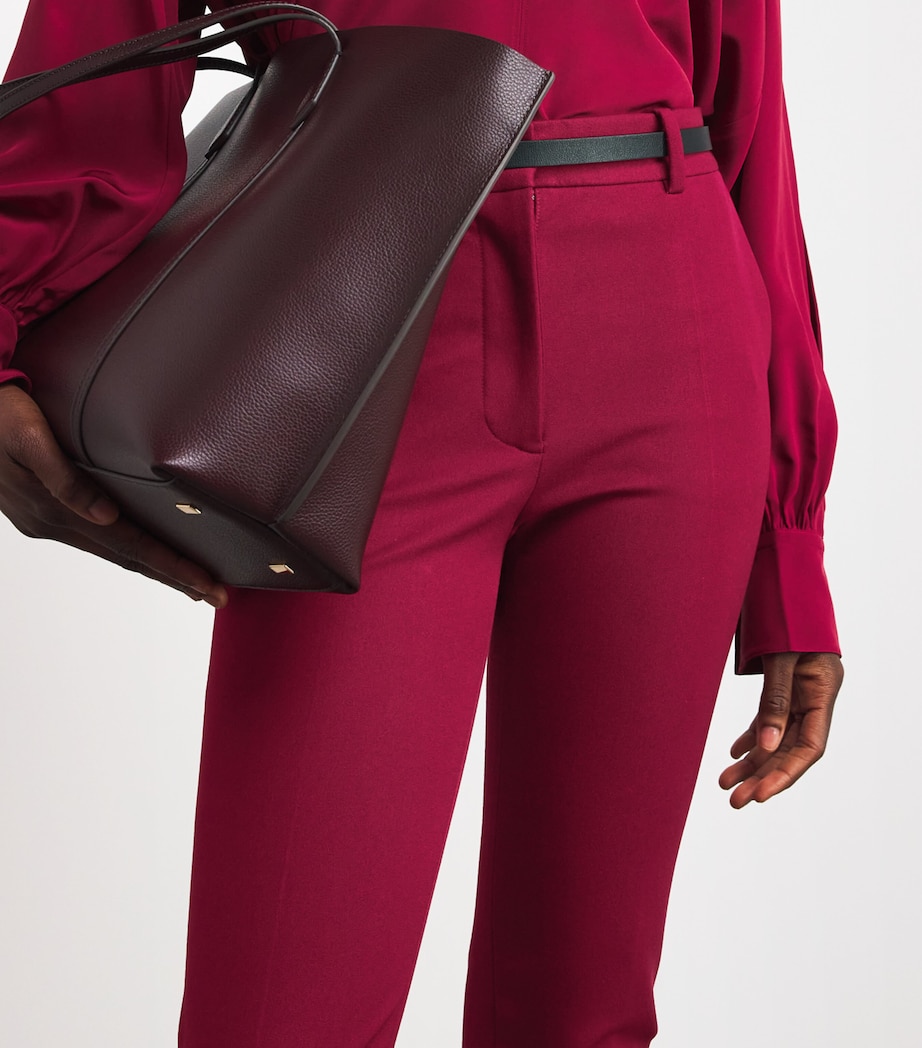 Gabardine Stretch Coleman Trousers RUBY Image 6