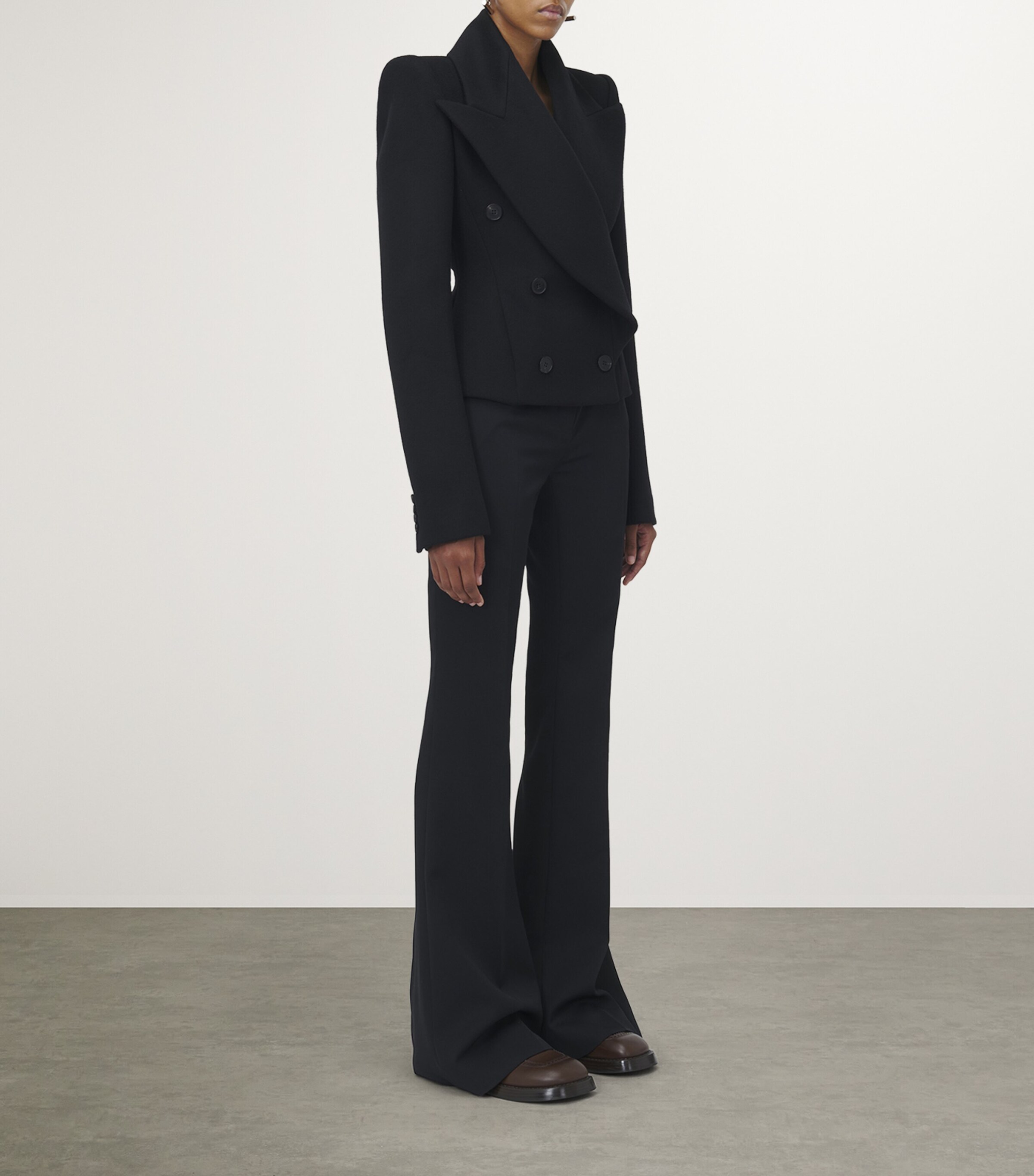 Wool-Cashmere Double-Breasted Blazer 1000 Image 3