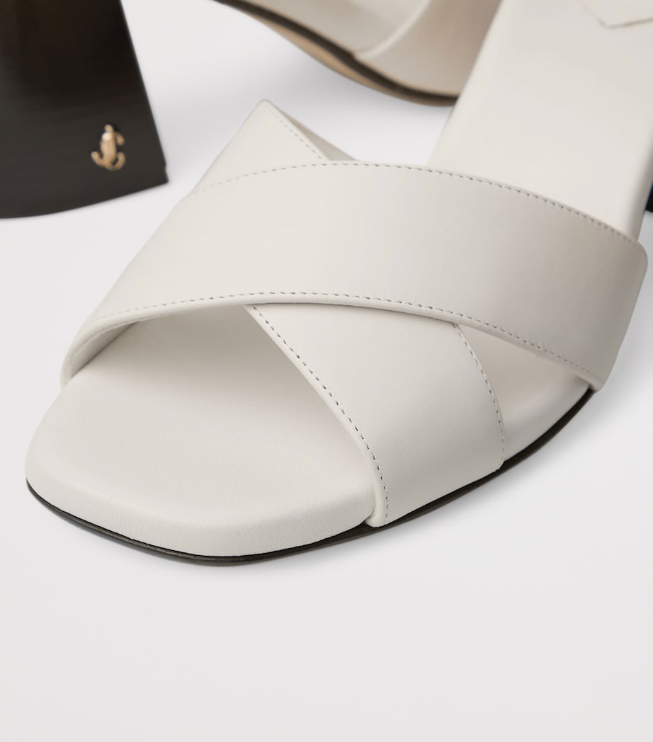 Valla 65 Leather Sandals LATTE Image 2