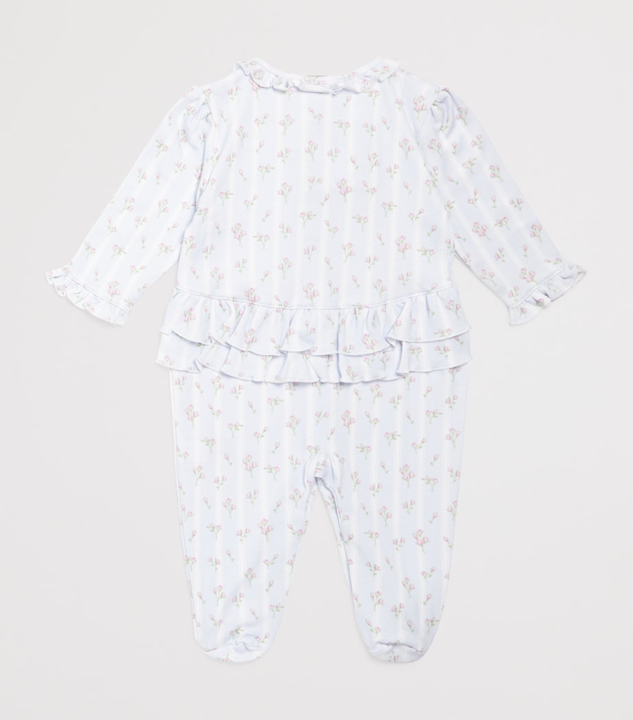 Pima Cotton Bouquets All-In-One (Newborn-9 Months) K480LIGHT BLUE Image 2