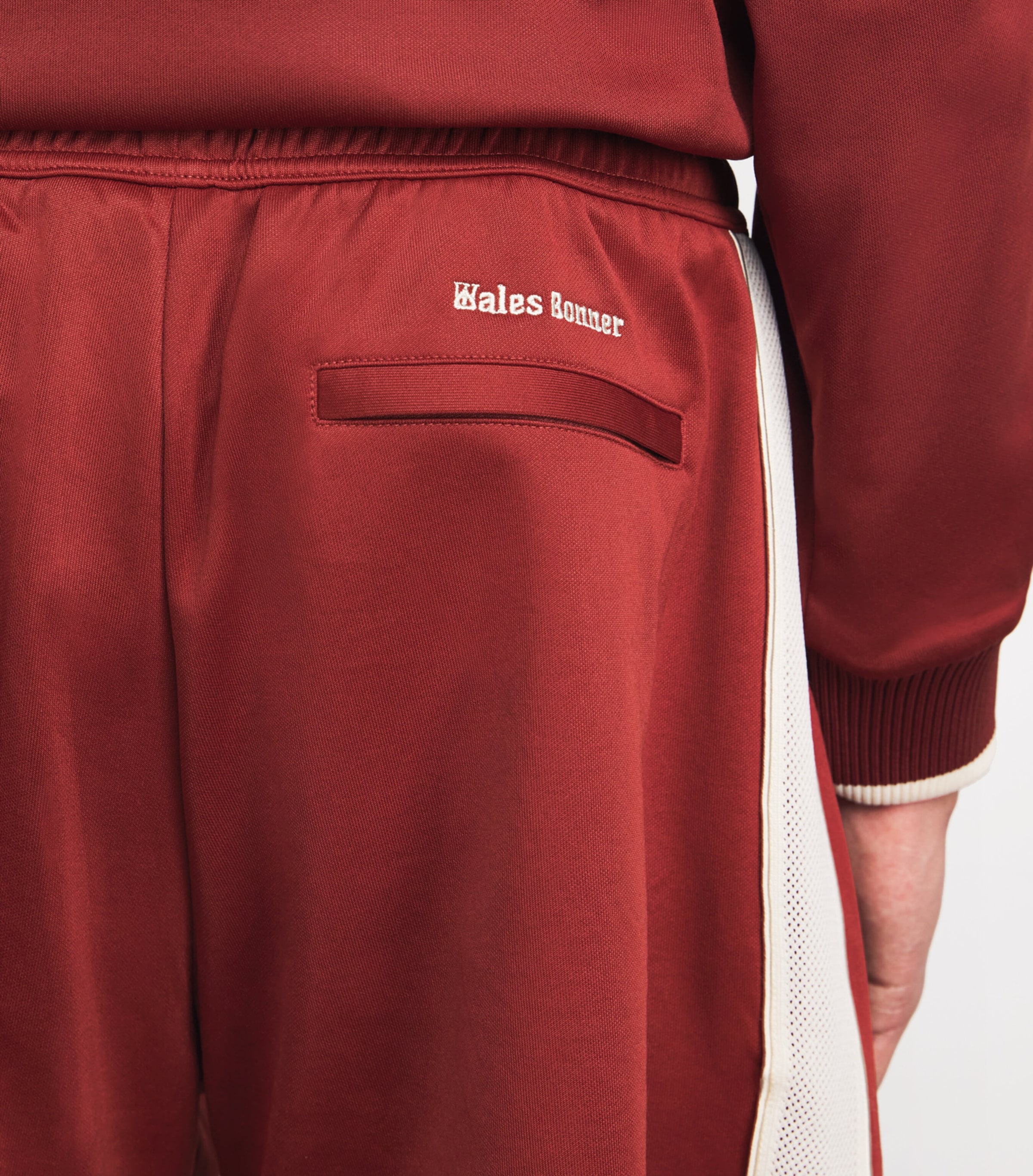 Stripe Motion Shorts RUST / IVORY Image 6