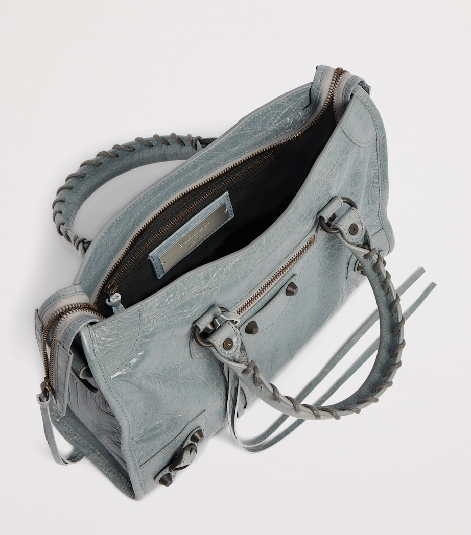 Balenciaga Small Lambskin Le City Top-Handle Bag Image 7