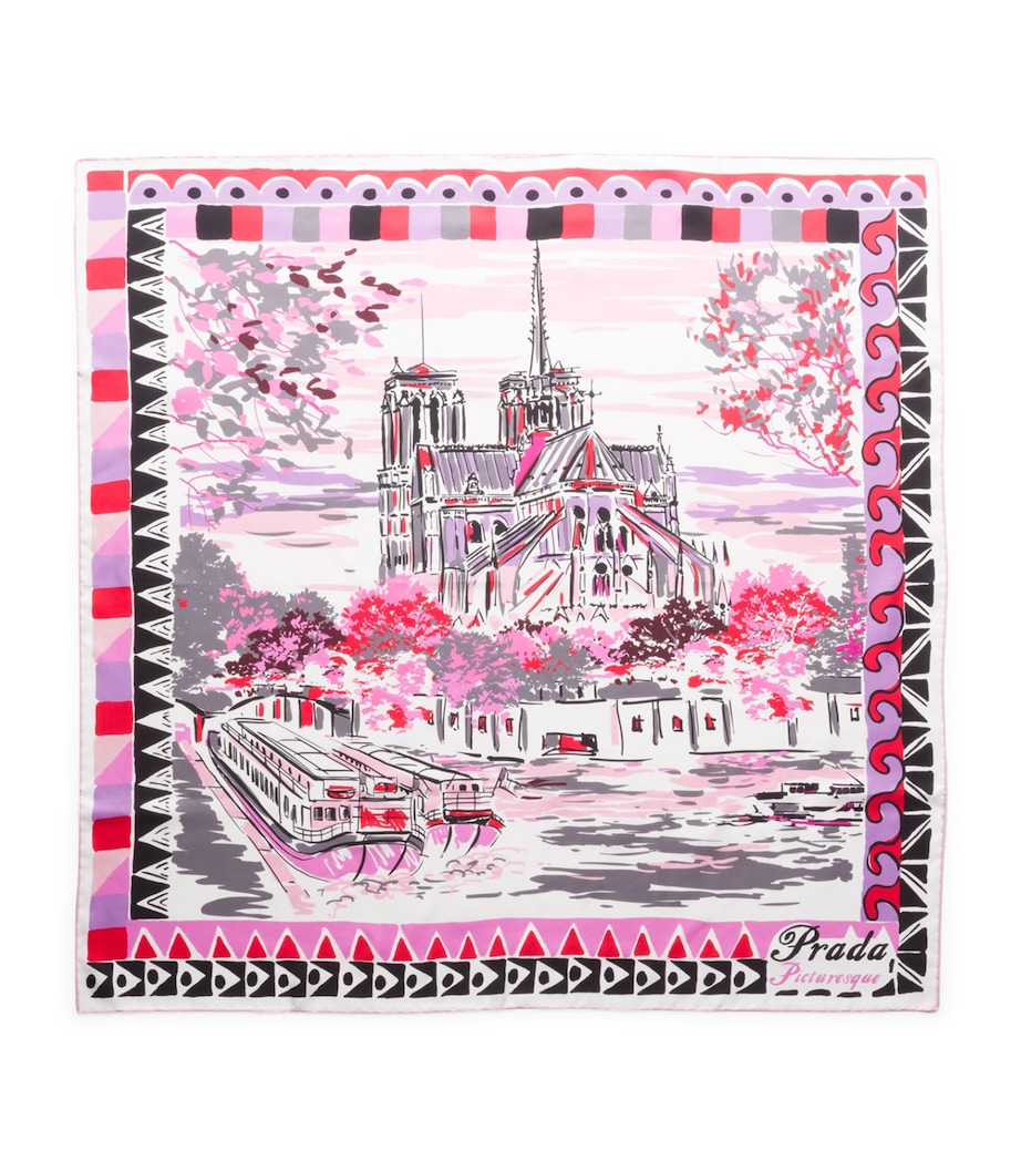Silk Pittoresque Paris Scarf F0482 Image 2