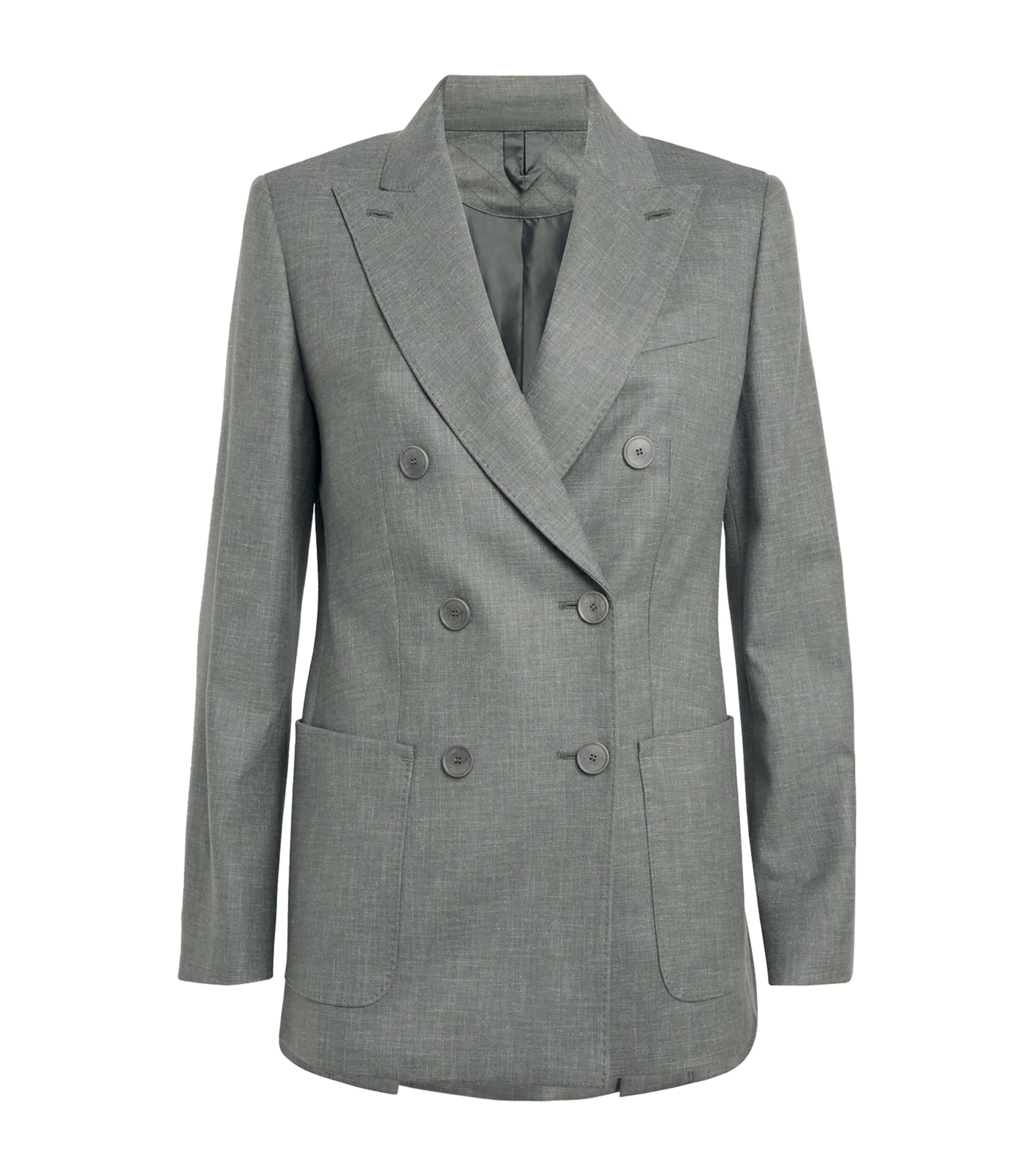 Virgin Wool Sartoriale Palomba Blazer KAKI Image 1