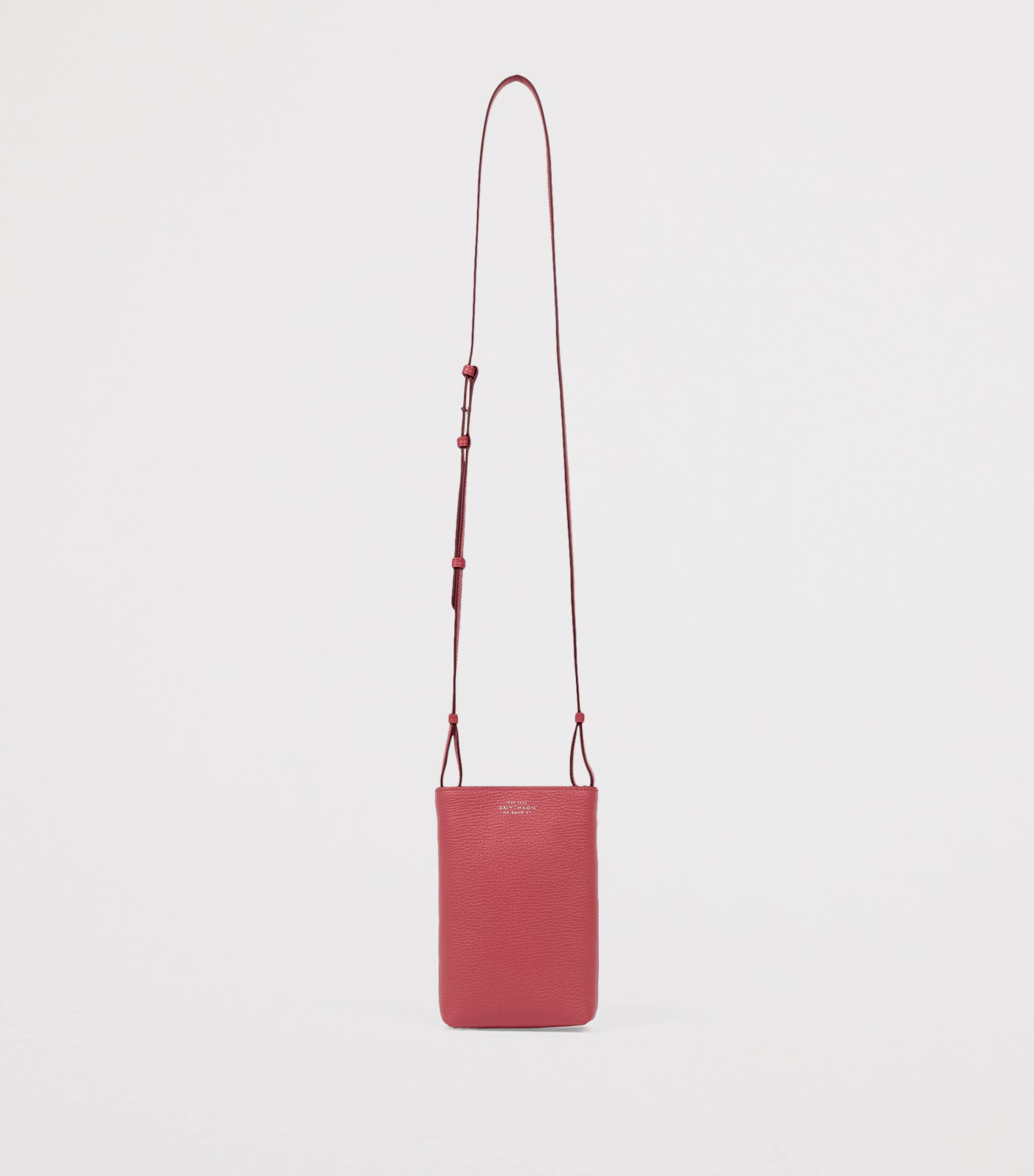 Leather Day pouch RASPBERRY Image 4