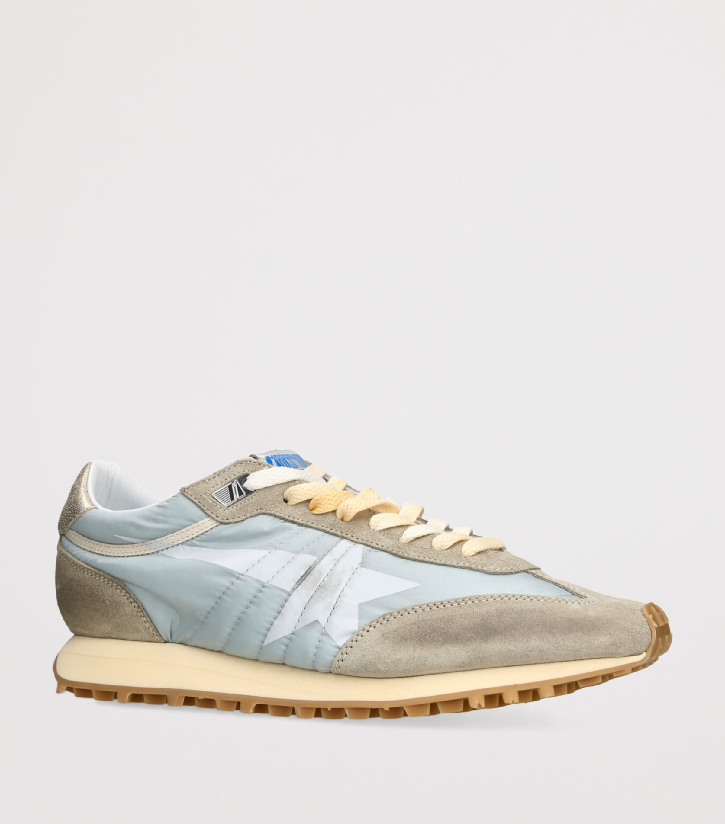 Golden Goose Suede Marathon Runner Sneakers Pale Blue Image 3