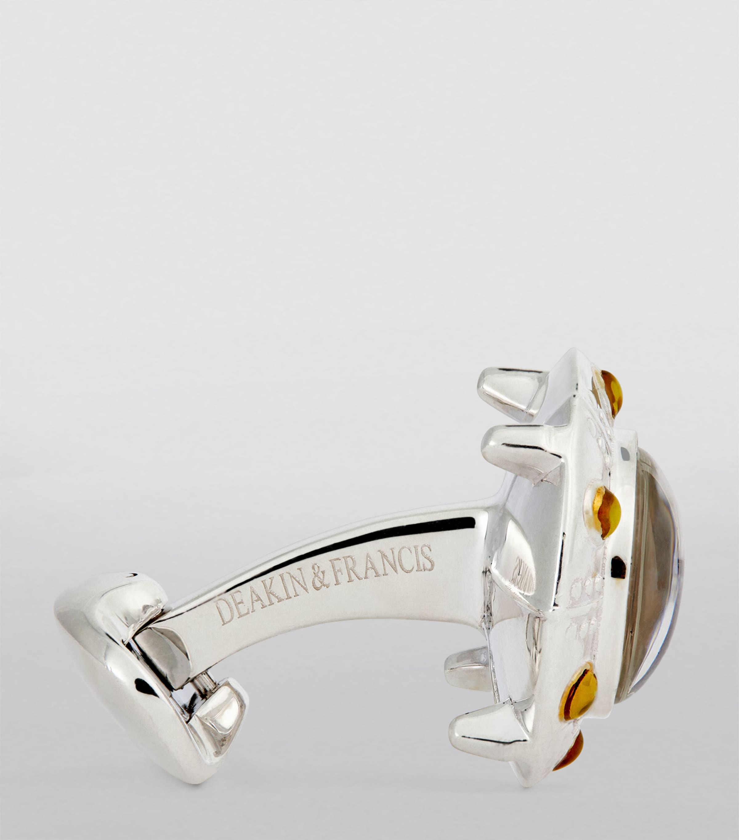 Sterling Silver UFO Cufflinks SILVER Image 3