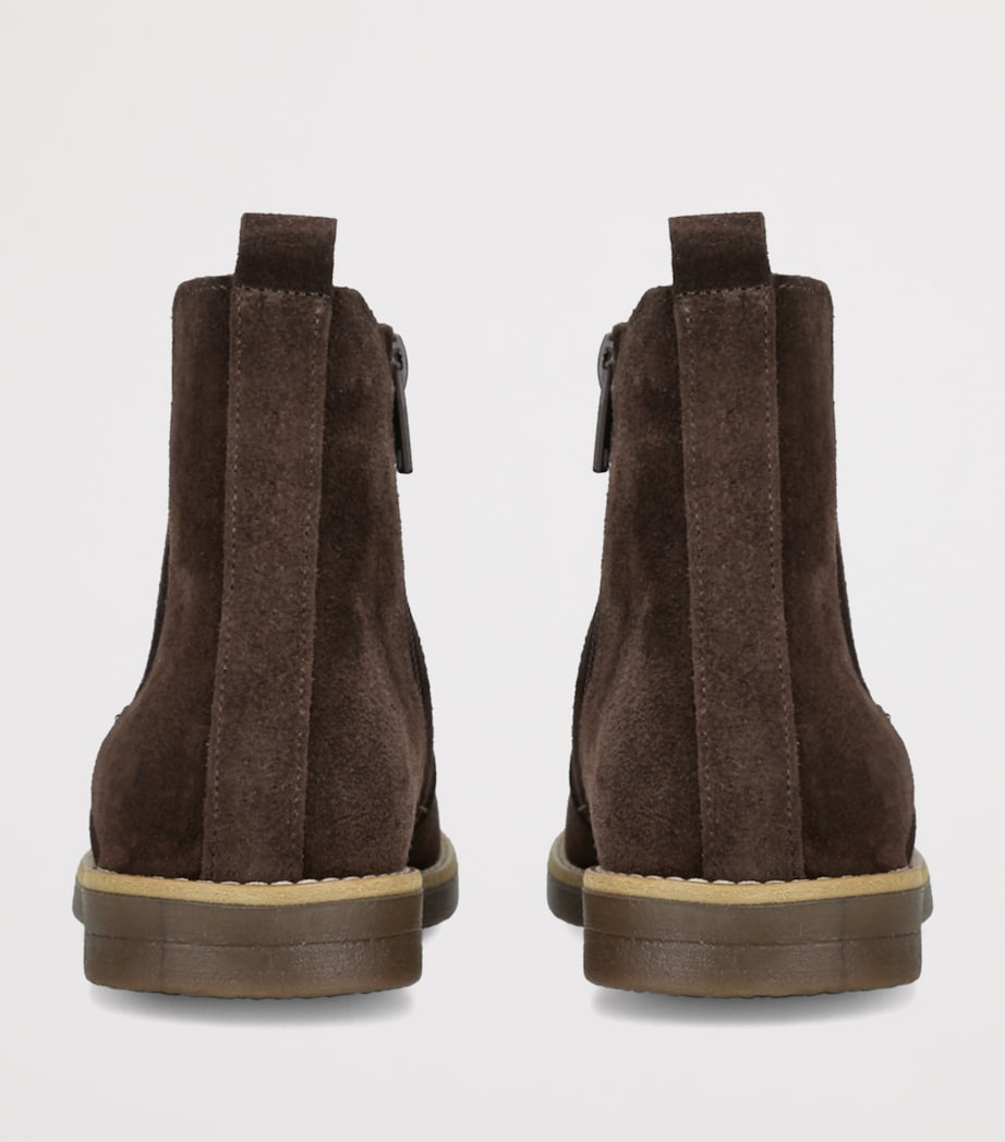 Suede Elo Chelsea Boots BROWN Image 2