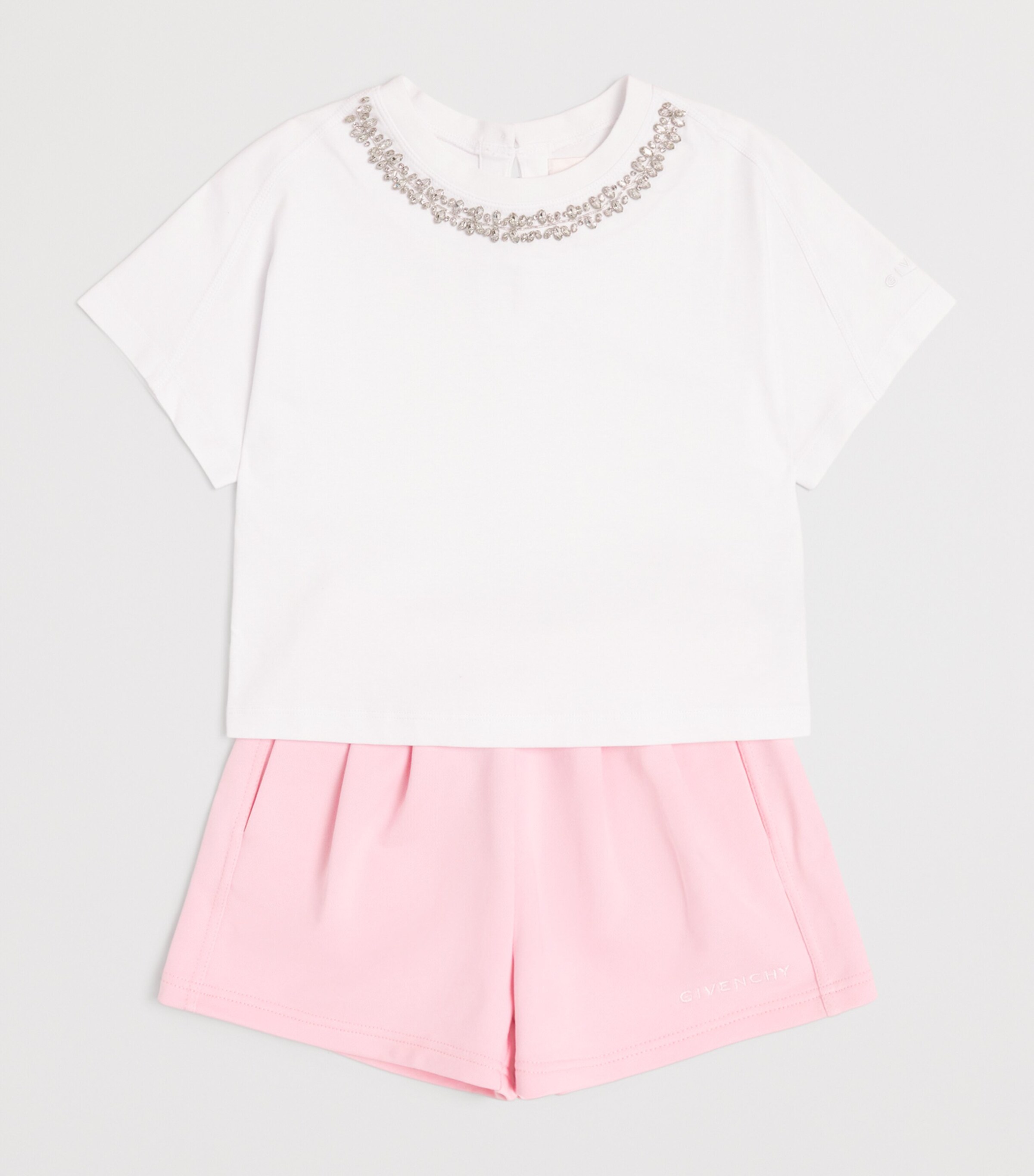 Cotton-Blend Logo Sweatpants (4-12+ Years) H31233/44ZMARSHMALLW Image 3