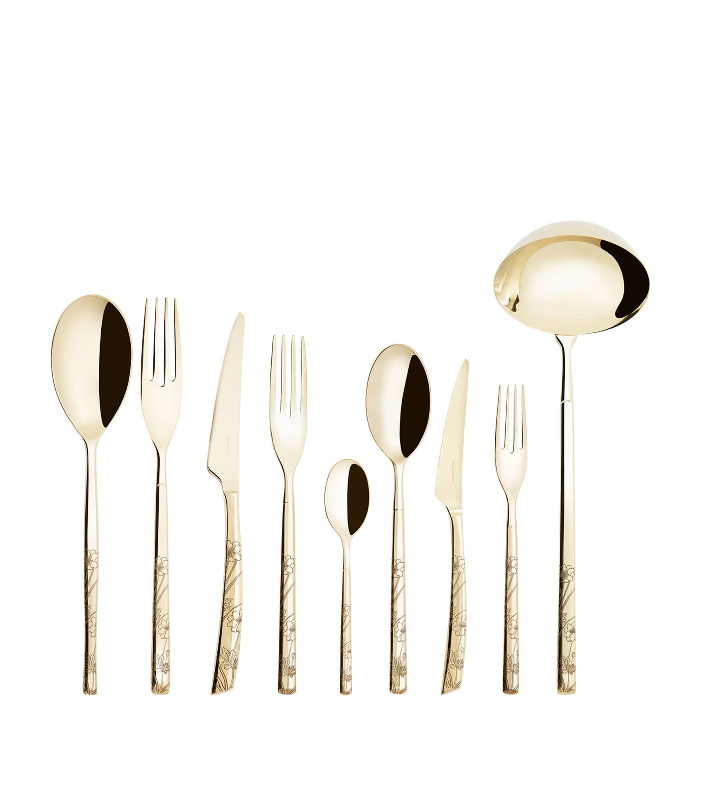 Bugatti Portofino Lady 75-piece Cutlery Set In Gold