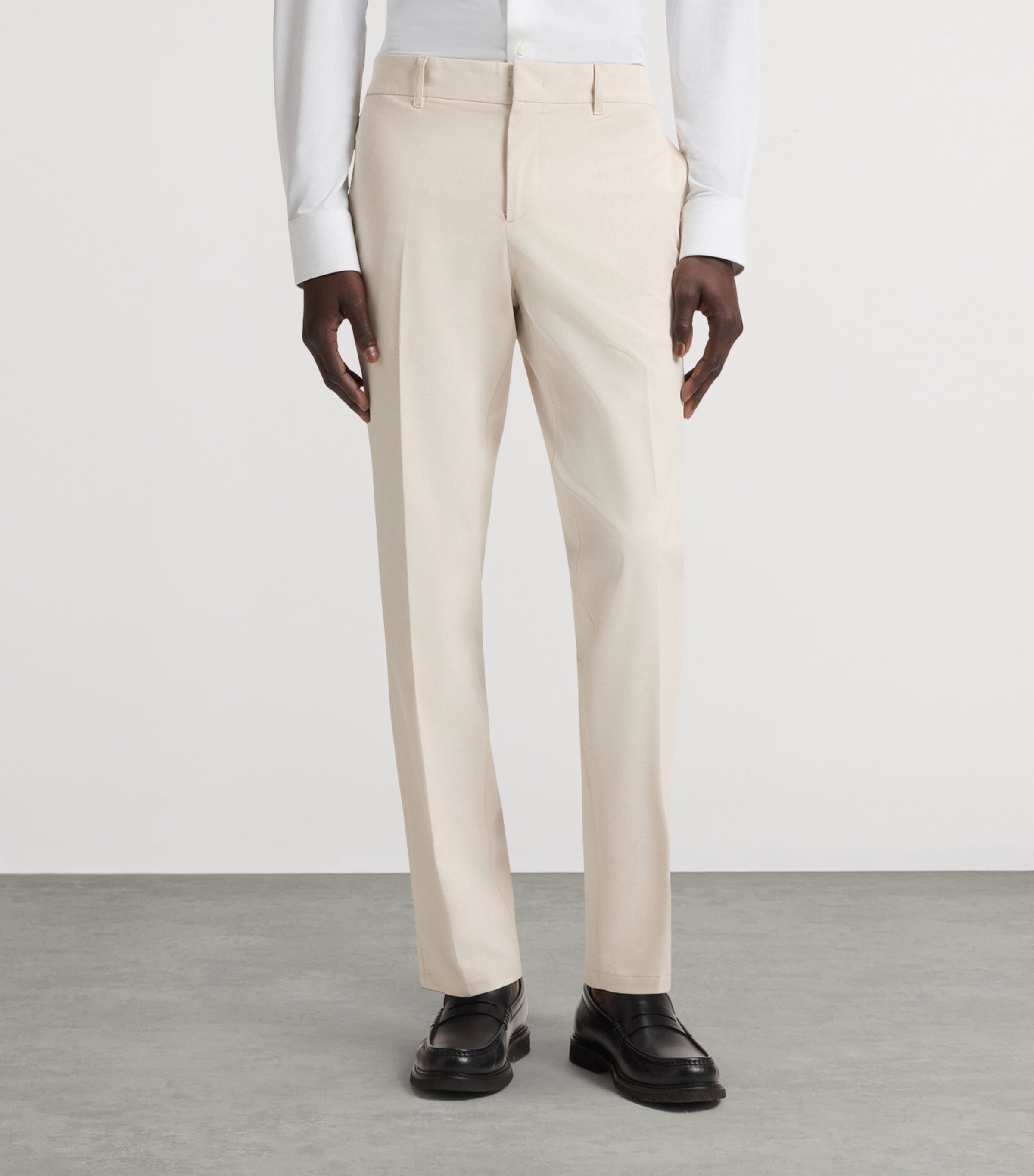 Water-Repellent Slim Suit Trousers 131 Image 2