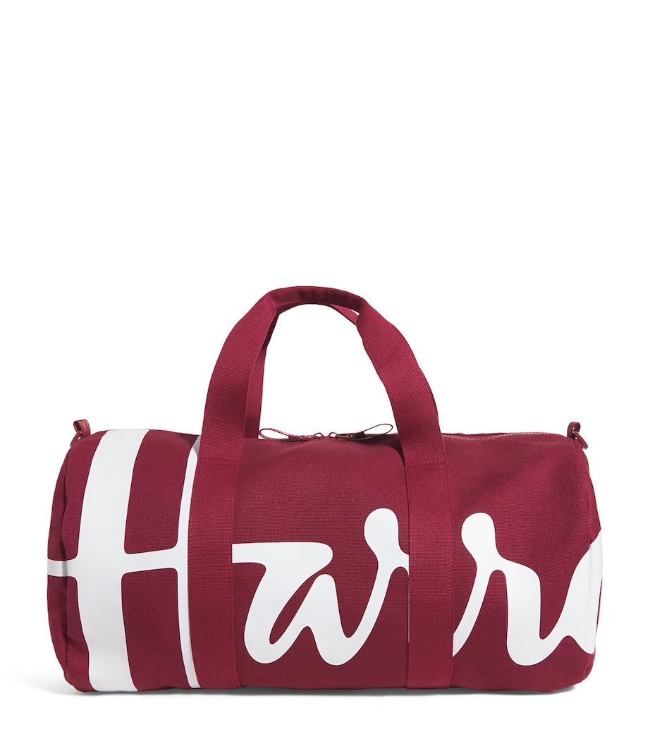 Cotton Logo Barrel Bag BERRY Image 1