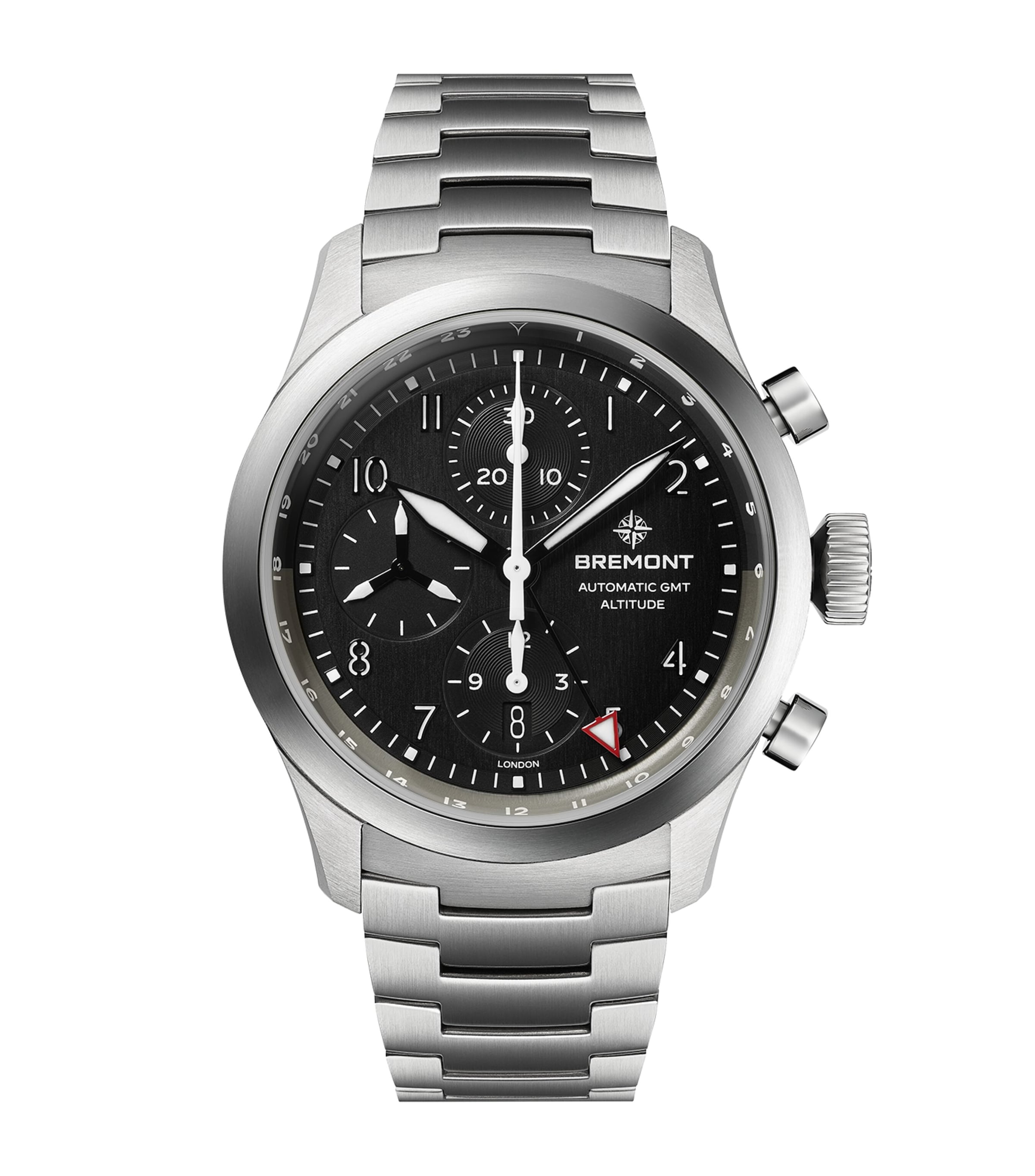 Titanium Altitude Chronoraph GMT Watch 42mm BLACK Image 1