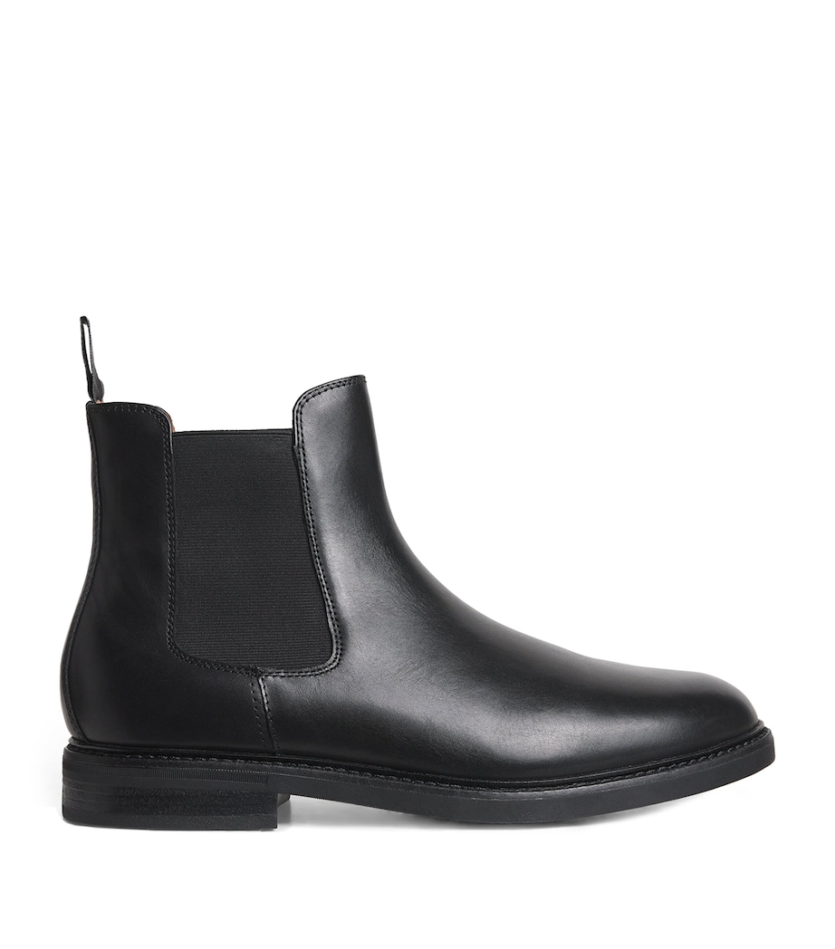 Polo Ralph Lauren Leather Asher Chelsea Boots Black Image 1