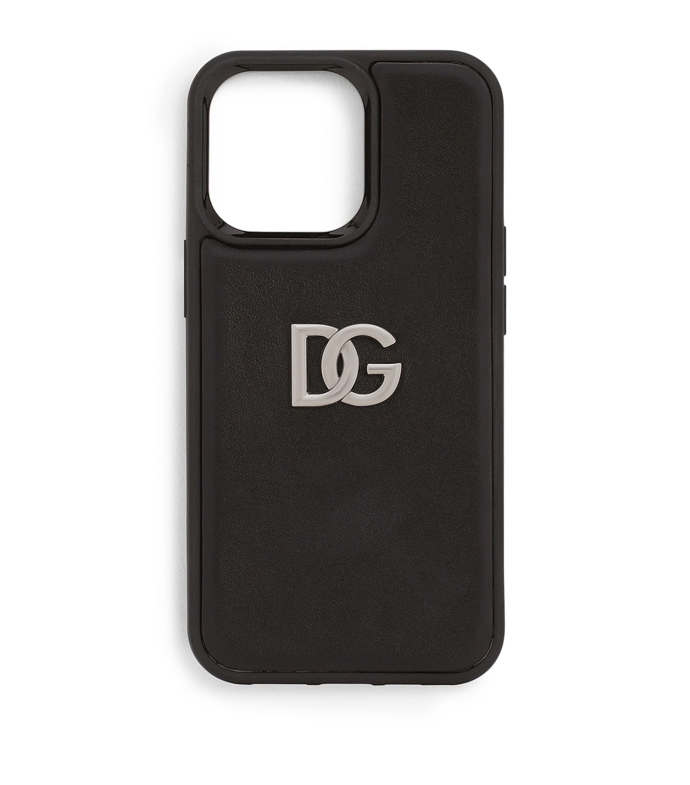 Dolce & Gabbana Logo Plaque Iphone 13 Phone Case In Black