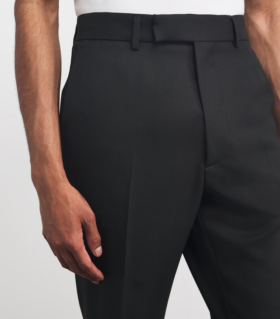 Flared Tailored Trousers BLACK Image 6
