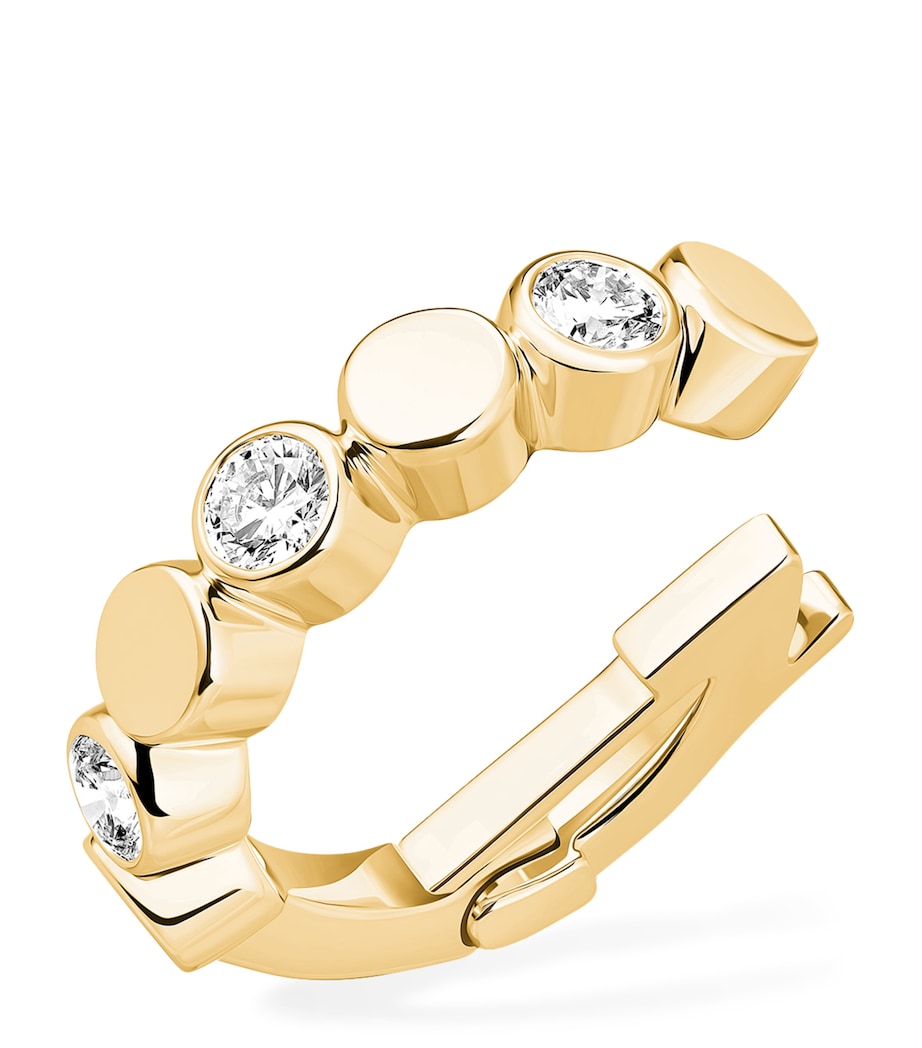 Messika D-Vibes Yellow Gold and Diamond Ear Cuff (0.16ct) Yellow Gold Image 1