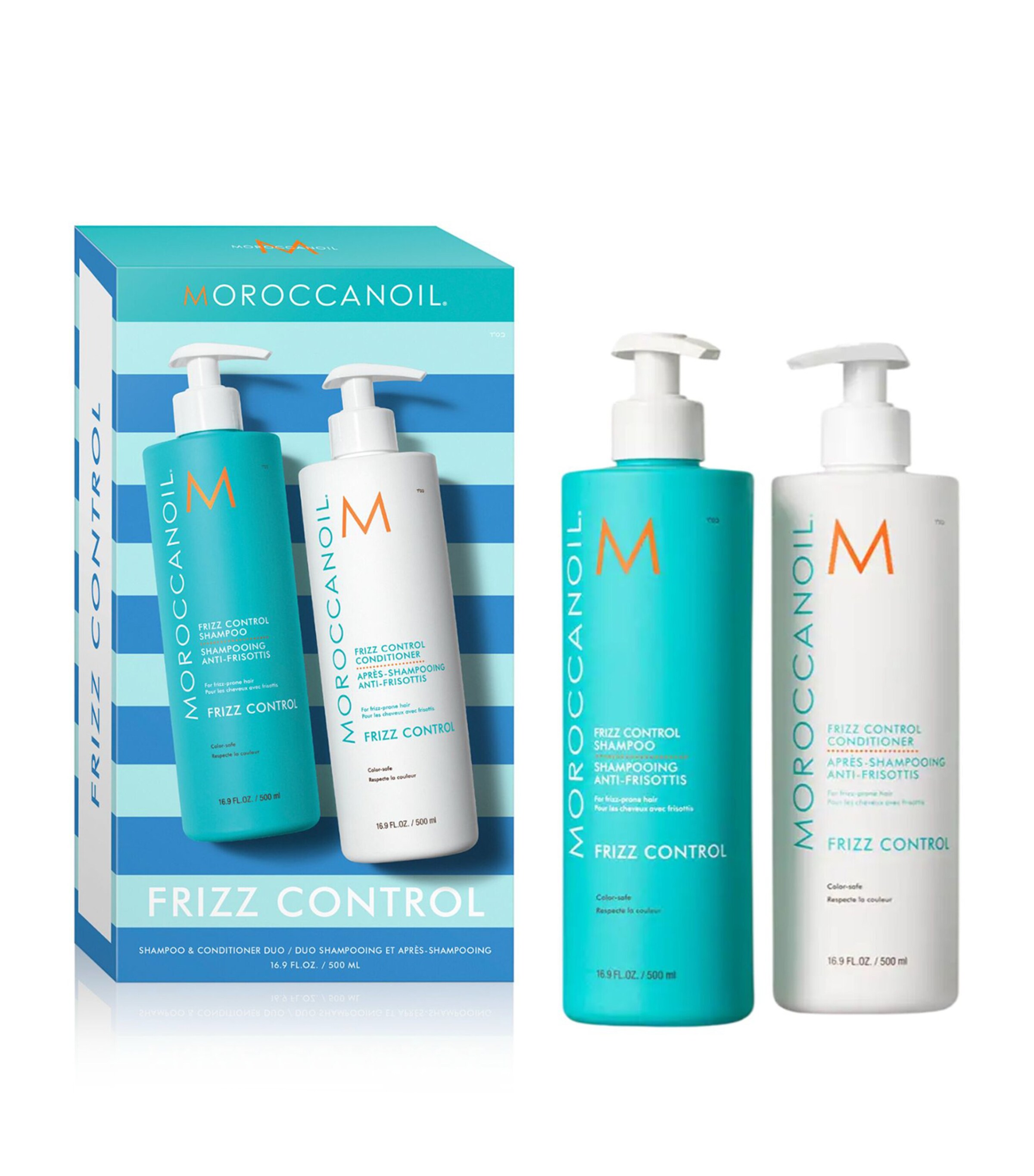 Moroccanoil Frizz Control Shampoo and Conditioner Duo (2 x 500ml) Image 1