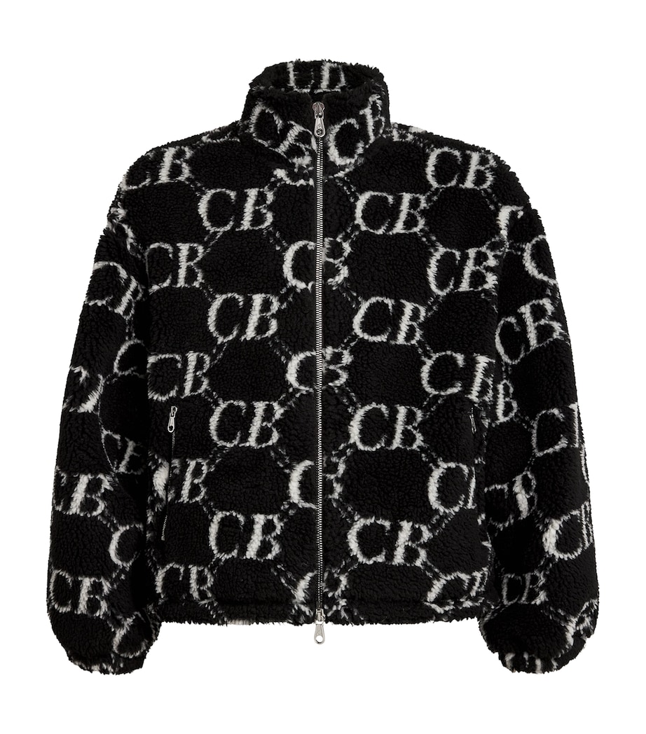 Monogram Fleece Jacket BLACK 000 Image 1