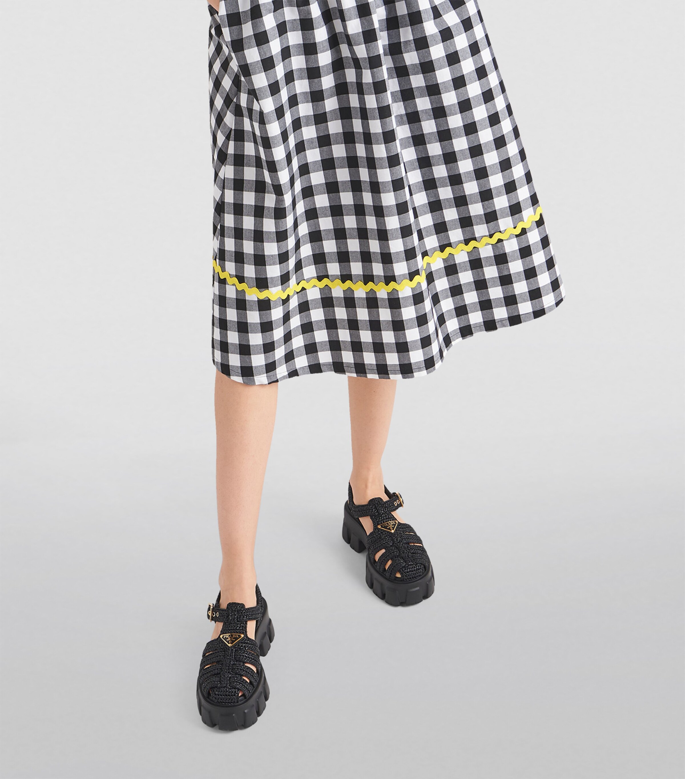 Crochet Platform Sandals 55 F0002 Image 3