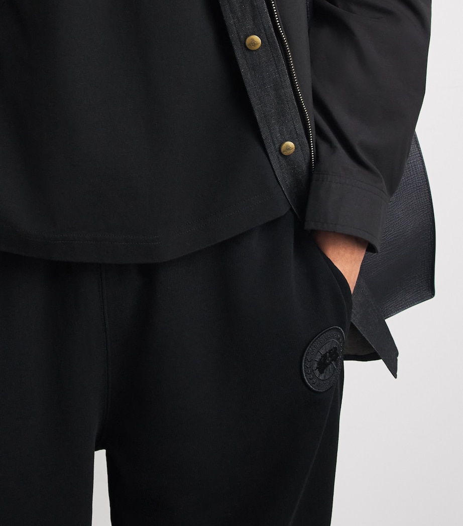 Canada Goose Mens Organic Cotton Tonal Rove Sweatpants Black Image 6