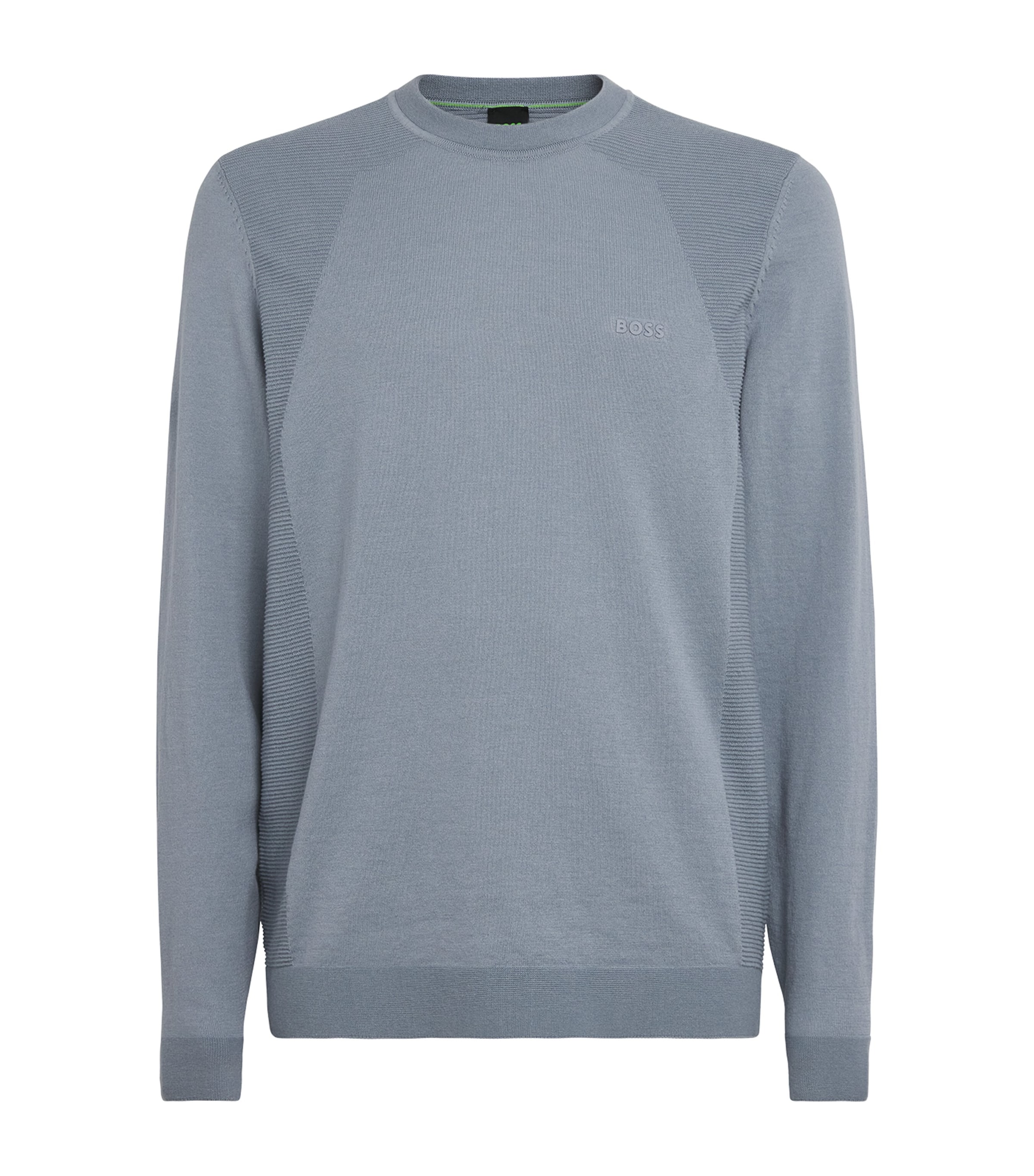 BOSS Mens Momentum Lite Sweatshirt Dark Grey Image 1