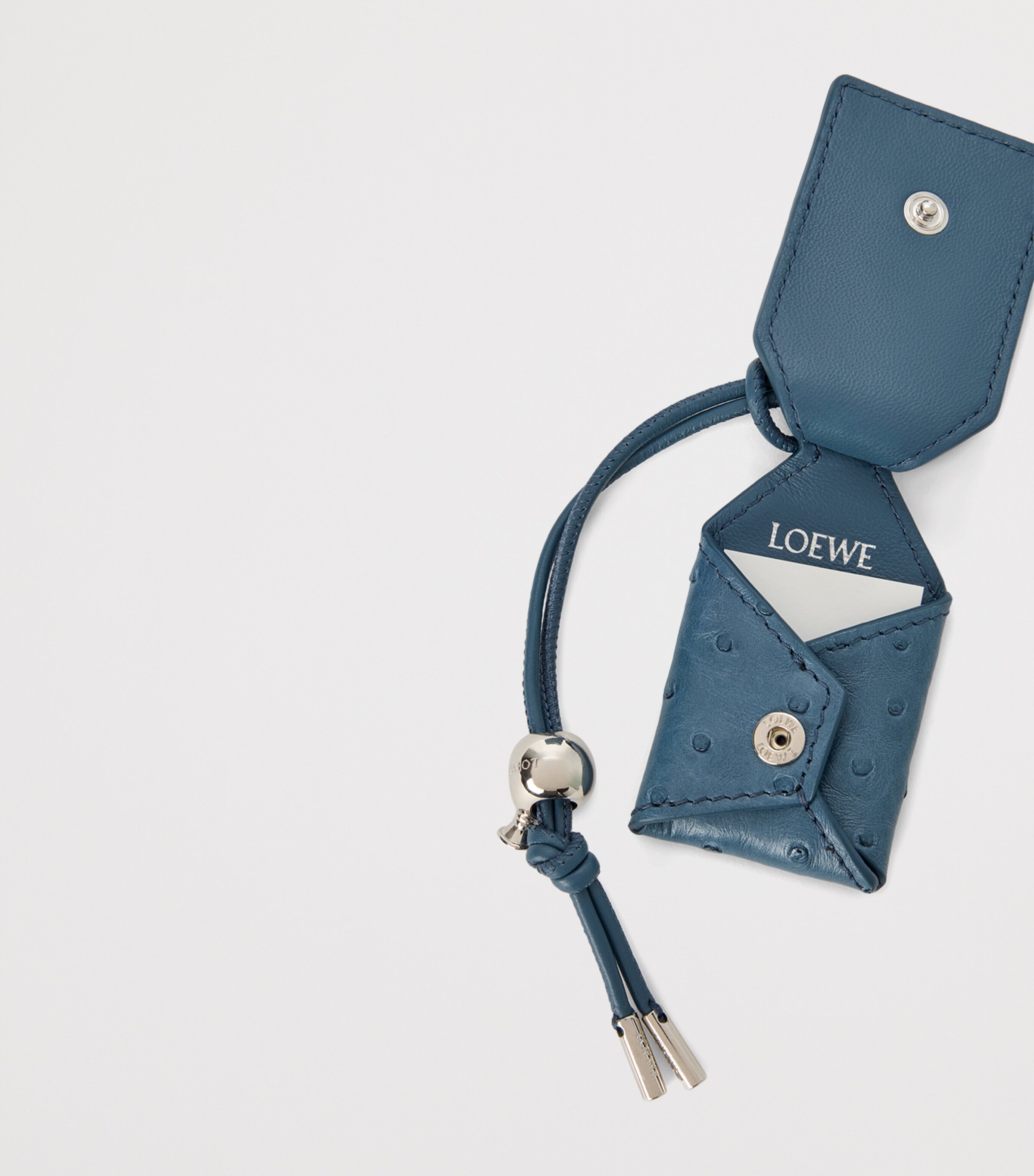 Small Leather Puzzle Top-Handle Bag DENIM Image 13