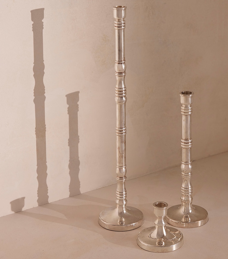 Small Silver-Plated Stiden Candlestick (8cm) NO COLOUR Image 6