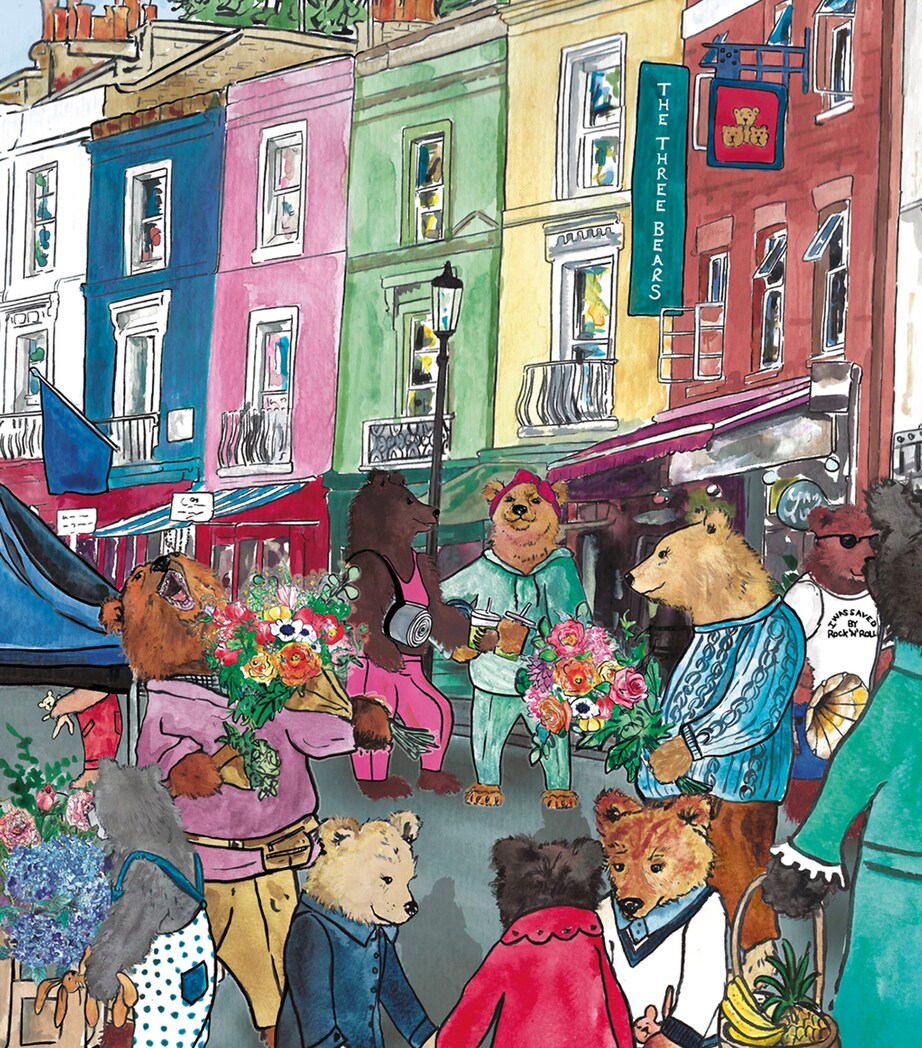 Portobearlo Road Print (42cm x 59cm) MULTI Image 3