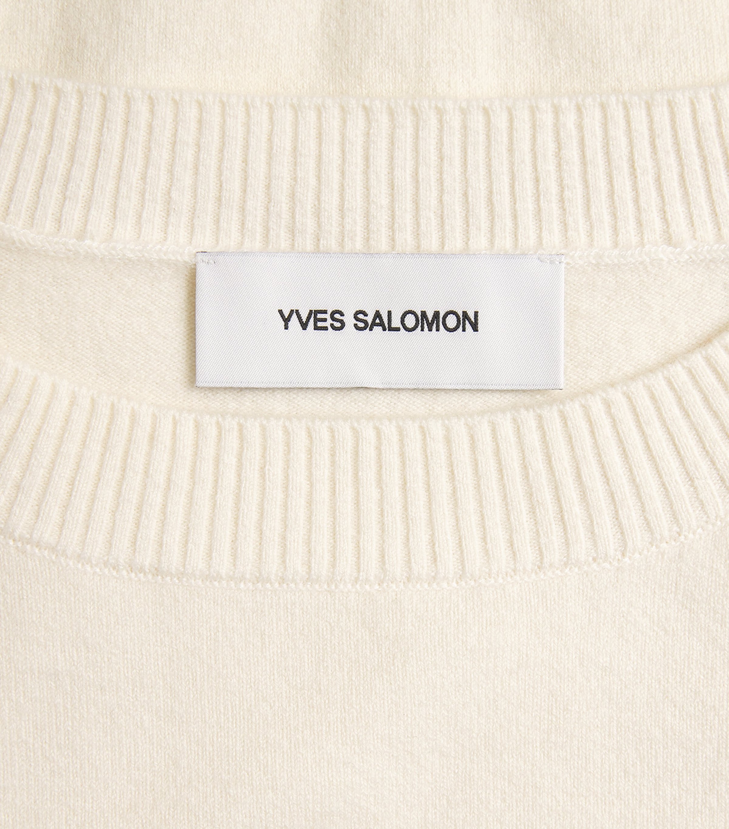 Yves Salomon Womens Wool-Blend Sweater Image 6