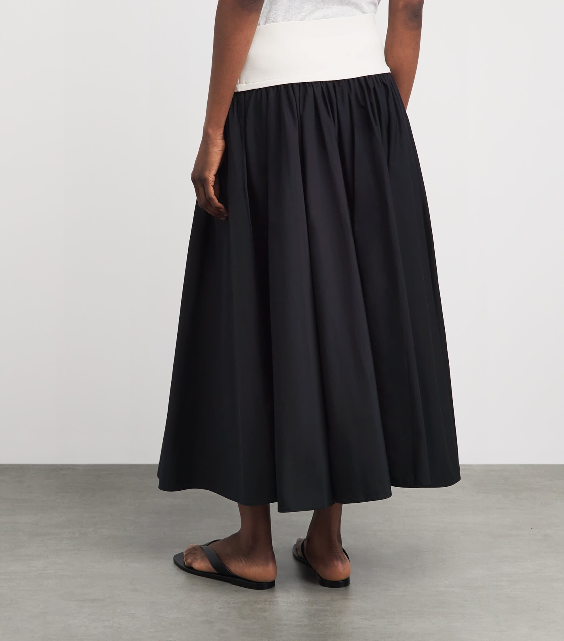 Polo Ralph Lauren Womens A-Line Maxi Skirt Atlantic Image 5