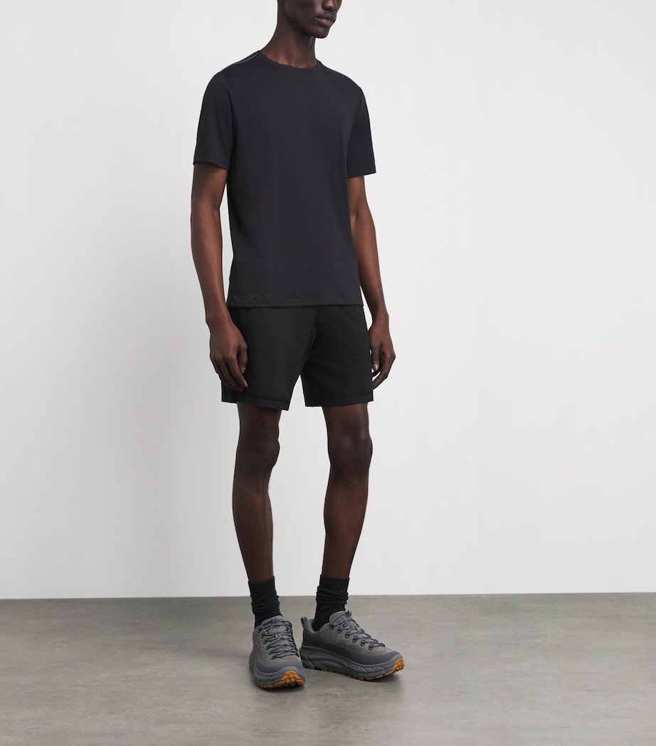 VUORI Mens Ponto Performance Sweat Shorts Hbk/black Heather Image 2