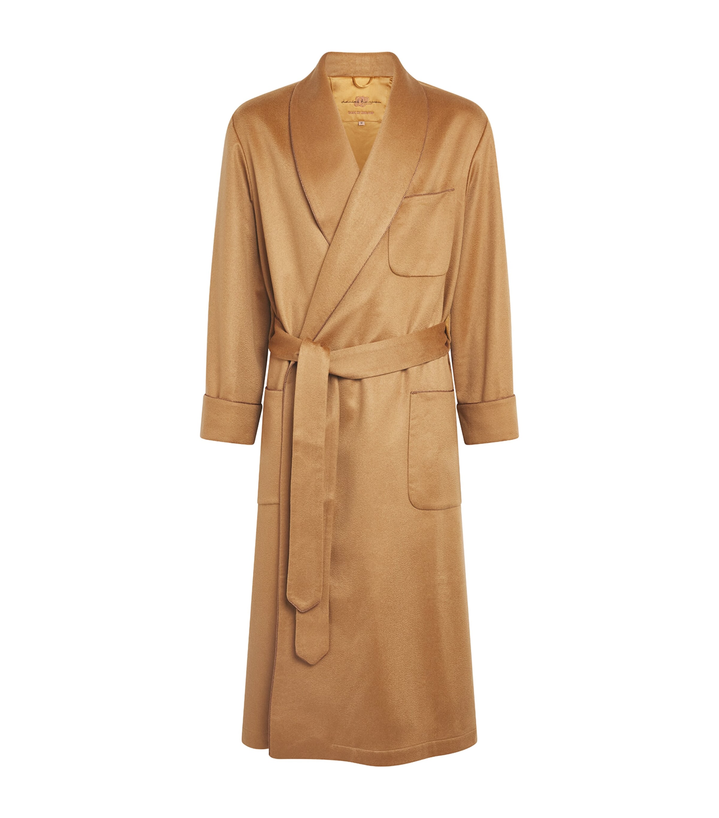 Daniel Hanson Mens Cashmere Robe Camel Image 1