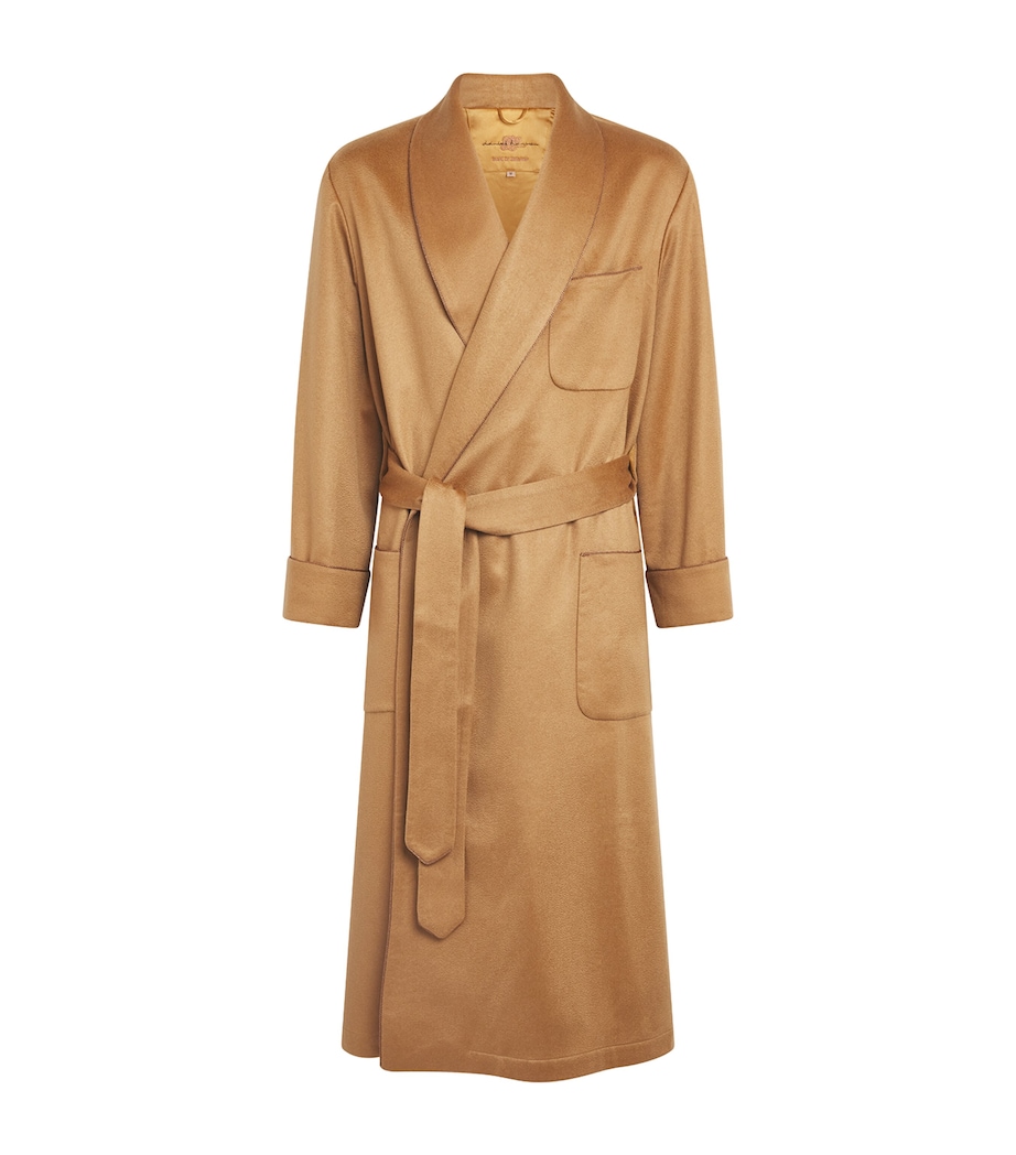 Daniel Hanson Mens Cashmere Robe Camel Image 1