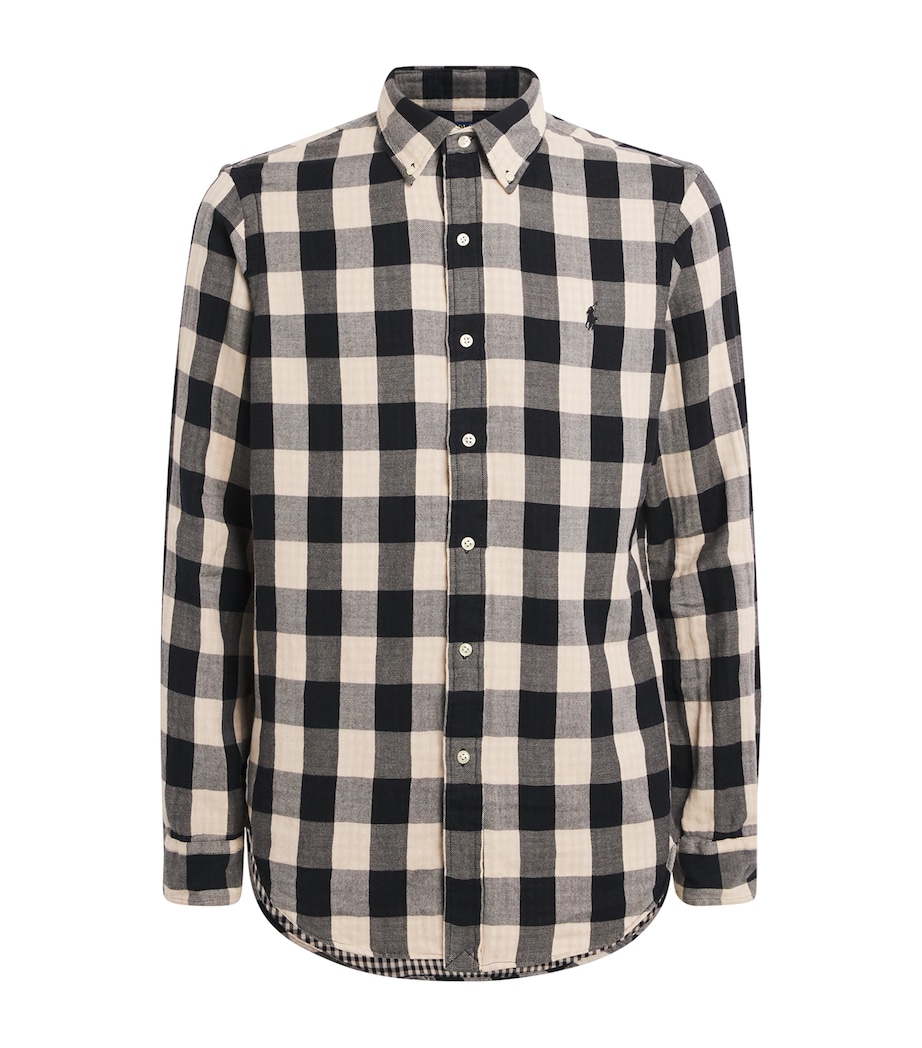 Double-Faced Check Shirt NATURAL Image 1