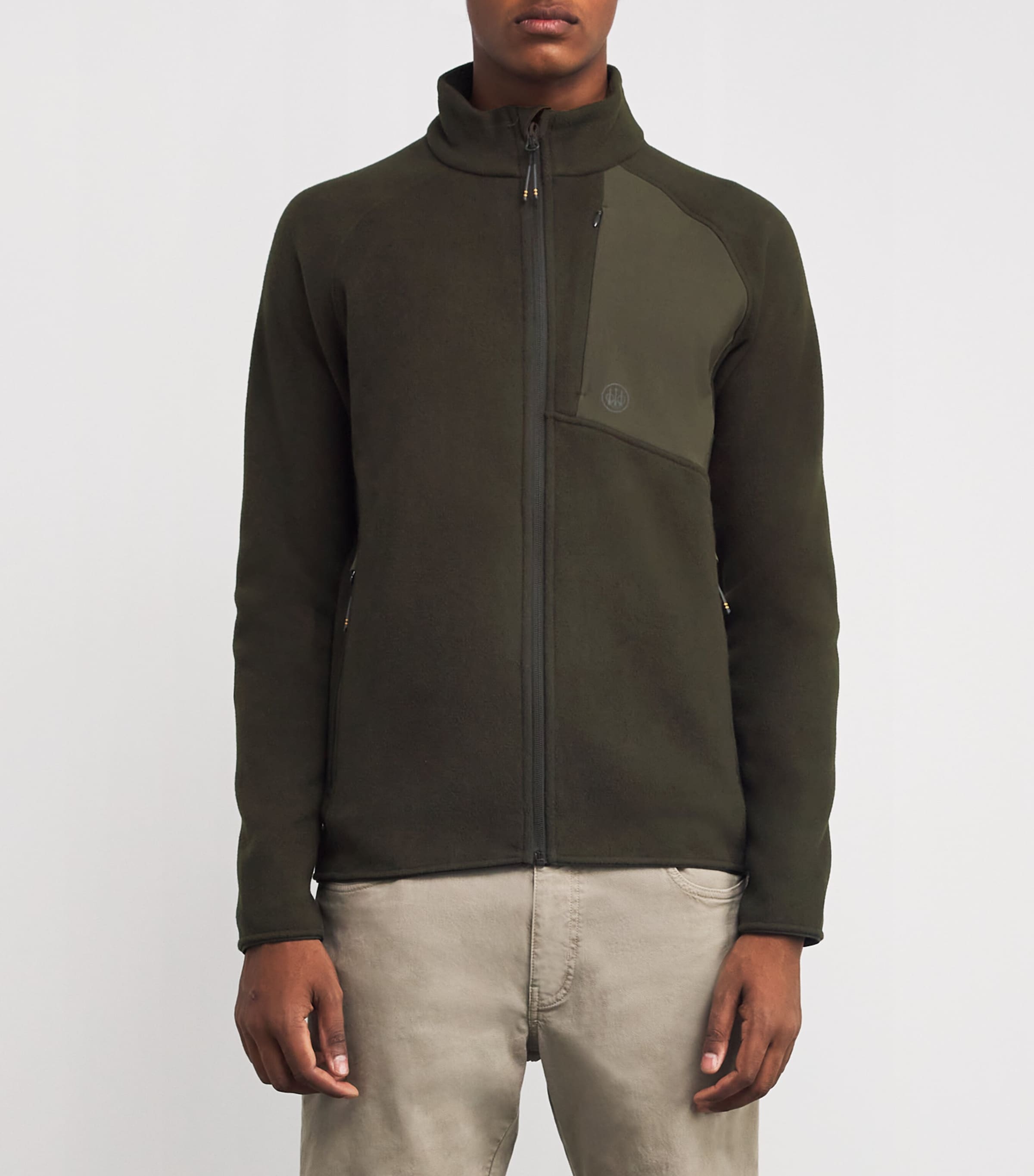 Beretta Mens Abisko Full-Zip Fleece Green Moss Image 3